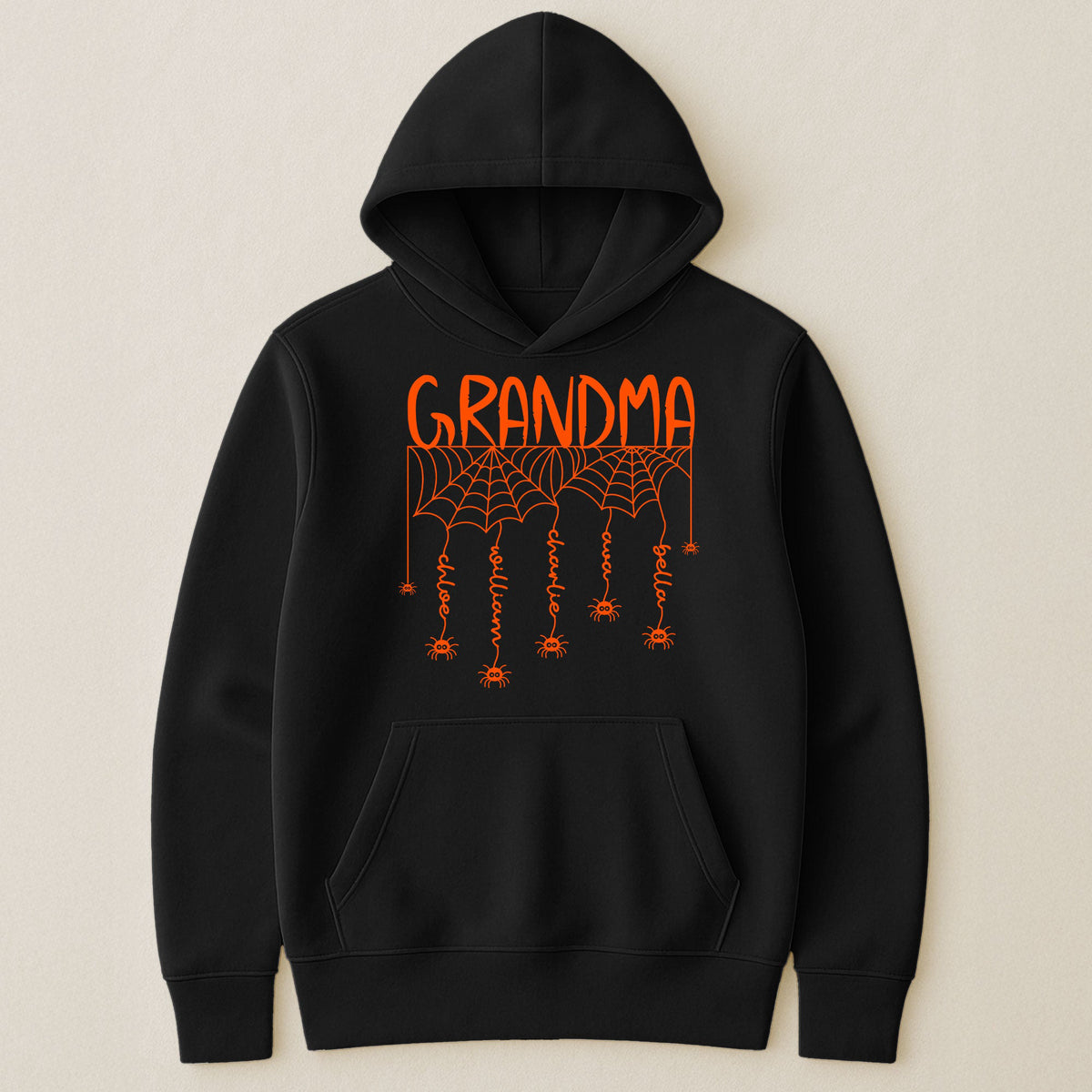 Grandma Spooky Spiders Web - Personalized Shirt
