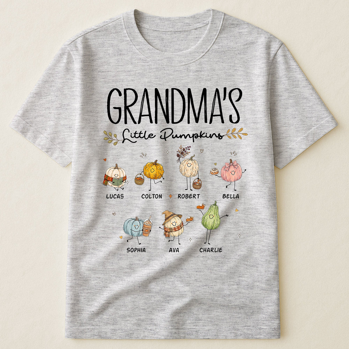 Grandma's Little Pumpkins - Personalized Shirt