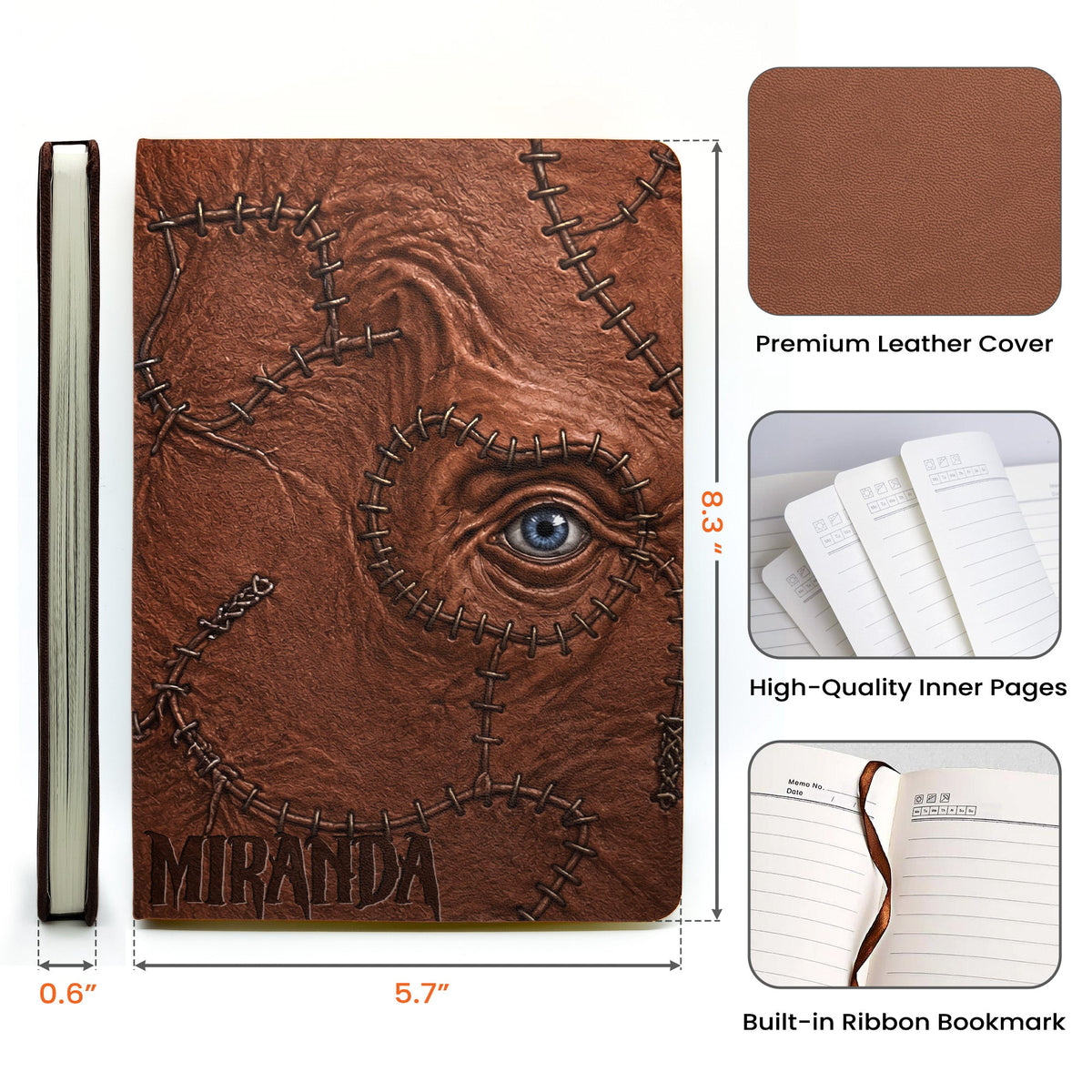 Grimoire Witchy Vibe Print - Personalized Journal