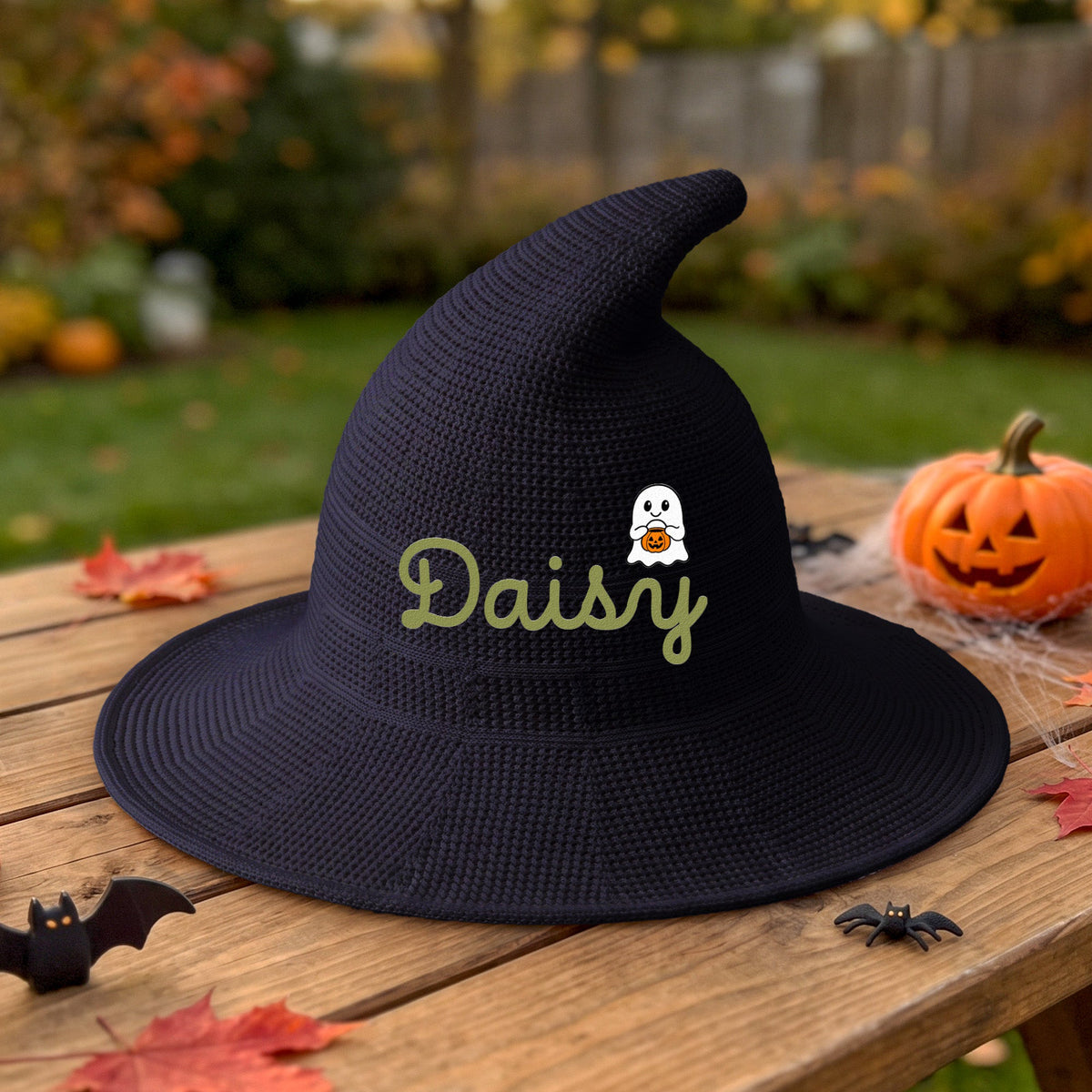 Halloween Gift For Kids Trick Or Treat Hat - Personalized Witch Hat