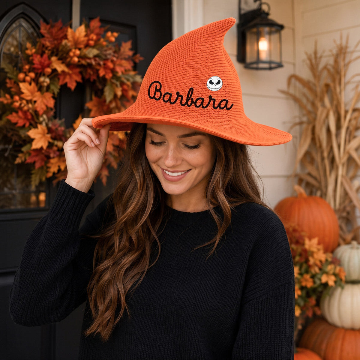 Halloween Gift For Kids Trick Or Treat Hat - Personalized Witch Hat