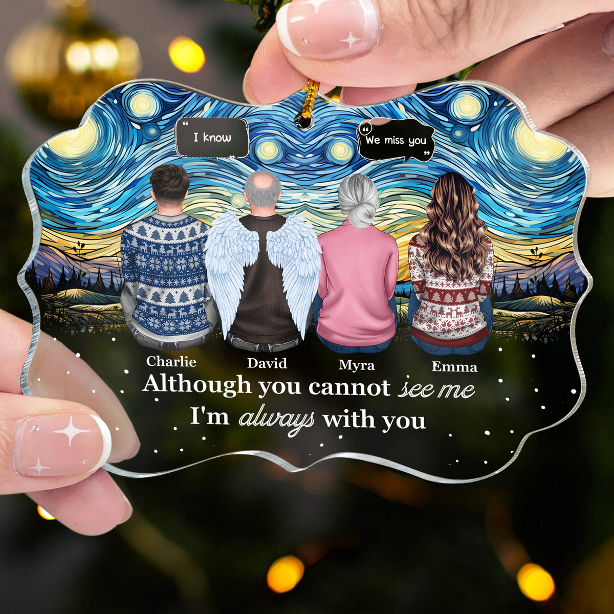 I Am Always With You New Version Memorial Christmas Gifts - Personalized Ornament