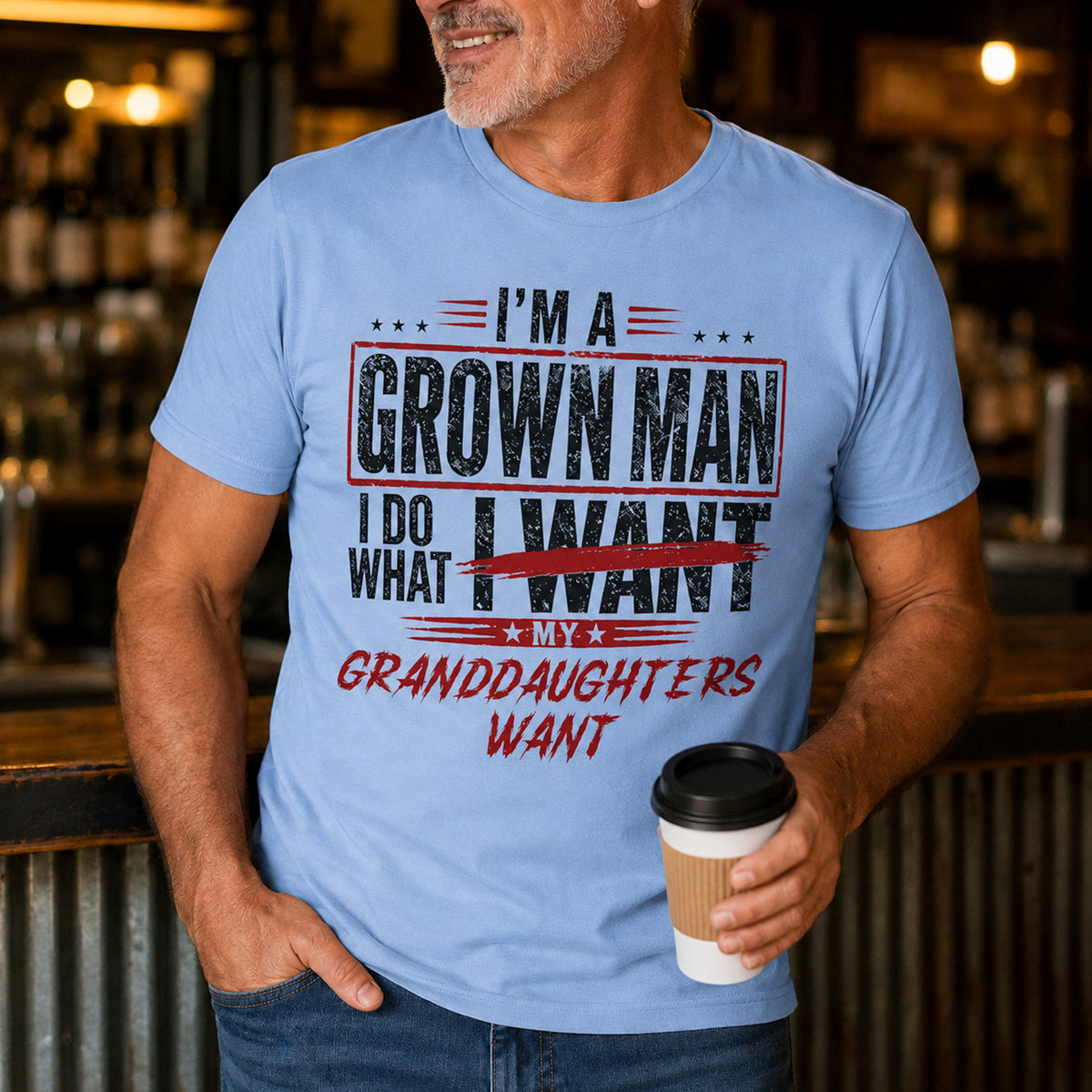I Do Whatever My Grandkid Wants - Personalized Shirt