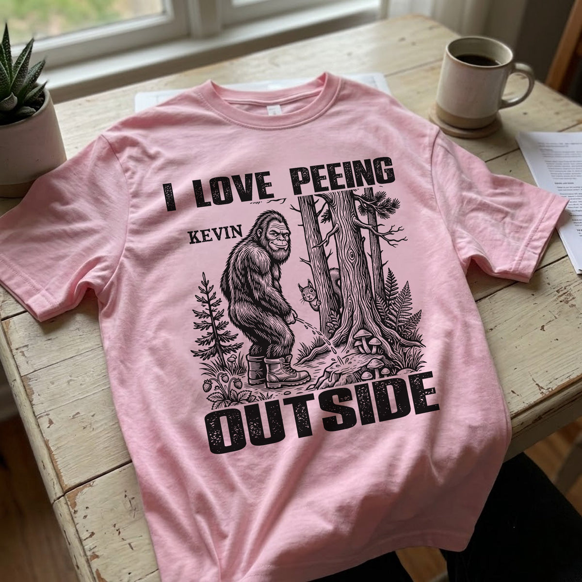 I Love Peeing Outside - Personalized Shirt