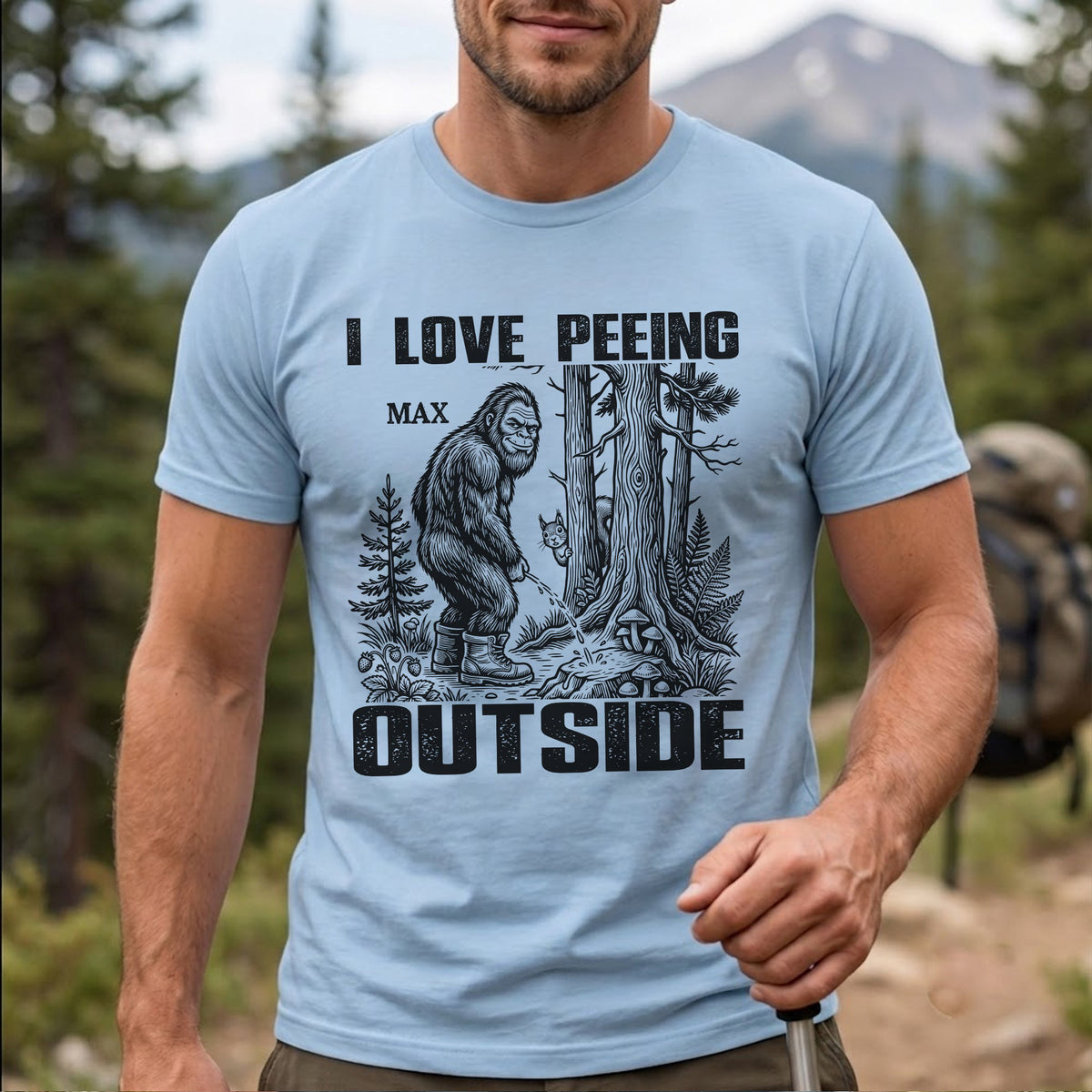 I Love Peeing Outside - Personalized Shirt