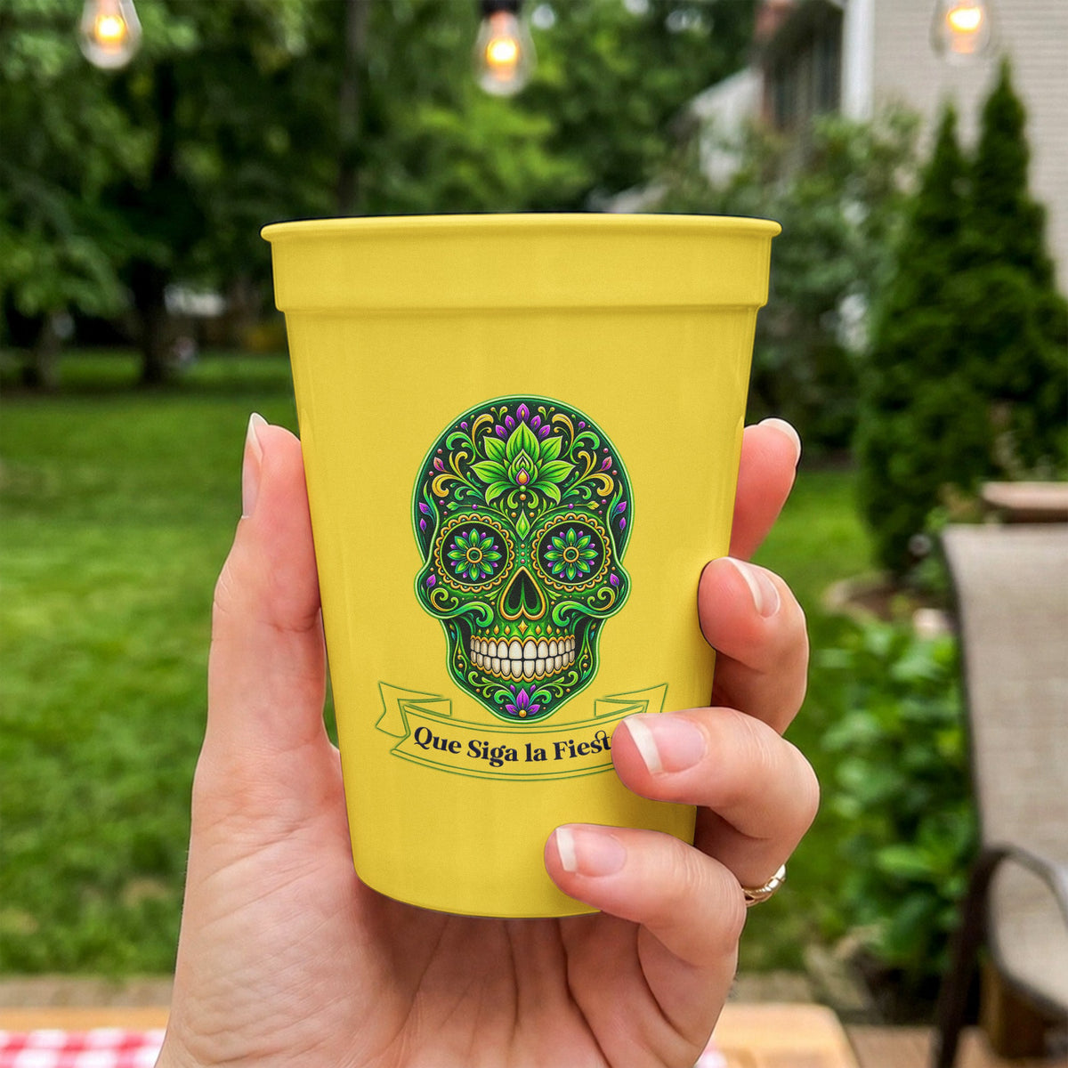 Let's Fiesta Mexican Dia De Los Muertos Party - Personalized Cups
