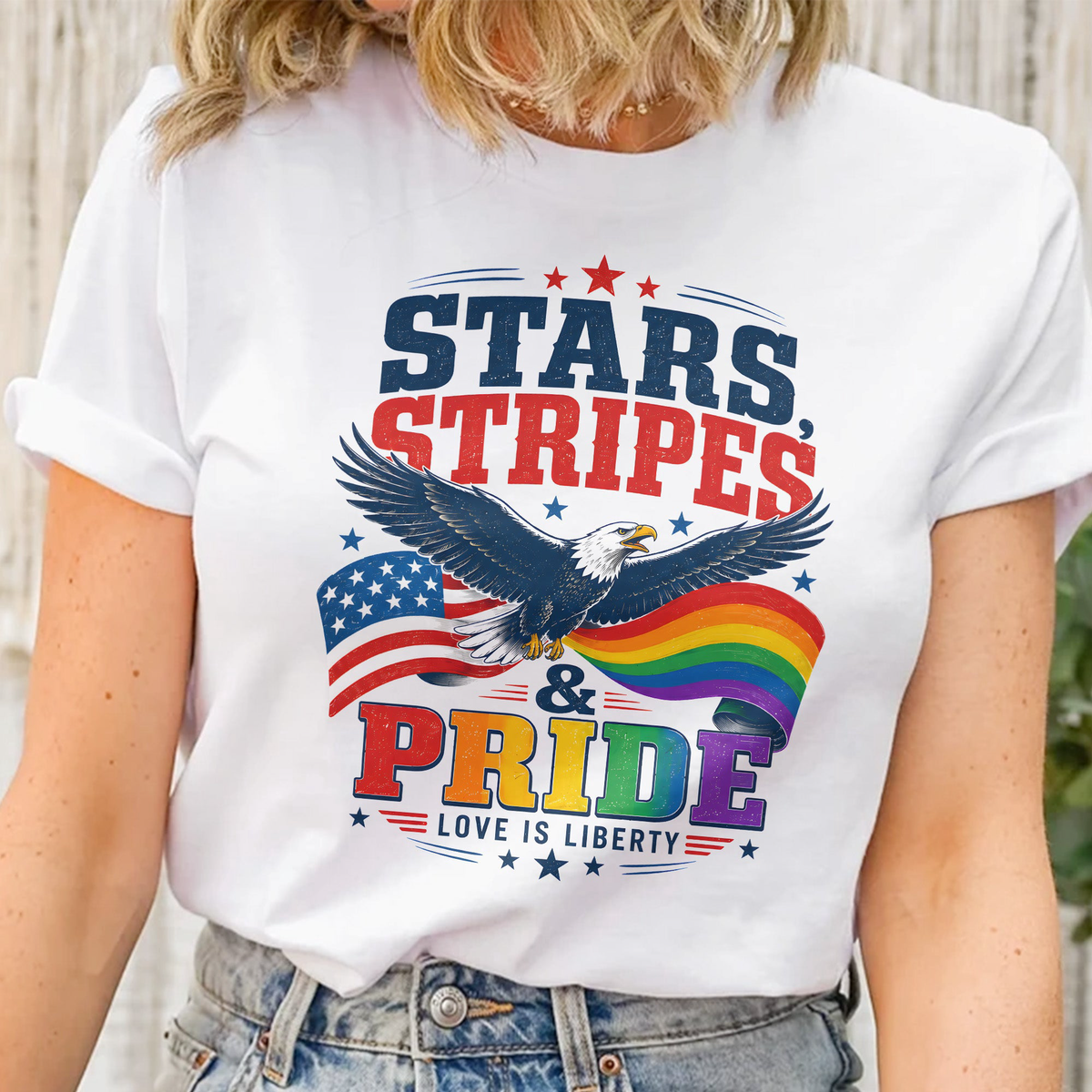 Love Is Liberty Lgbtq+ - Shirt