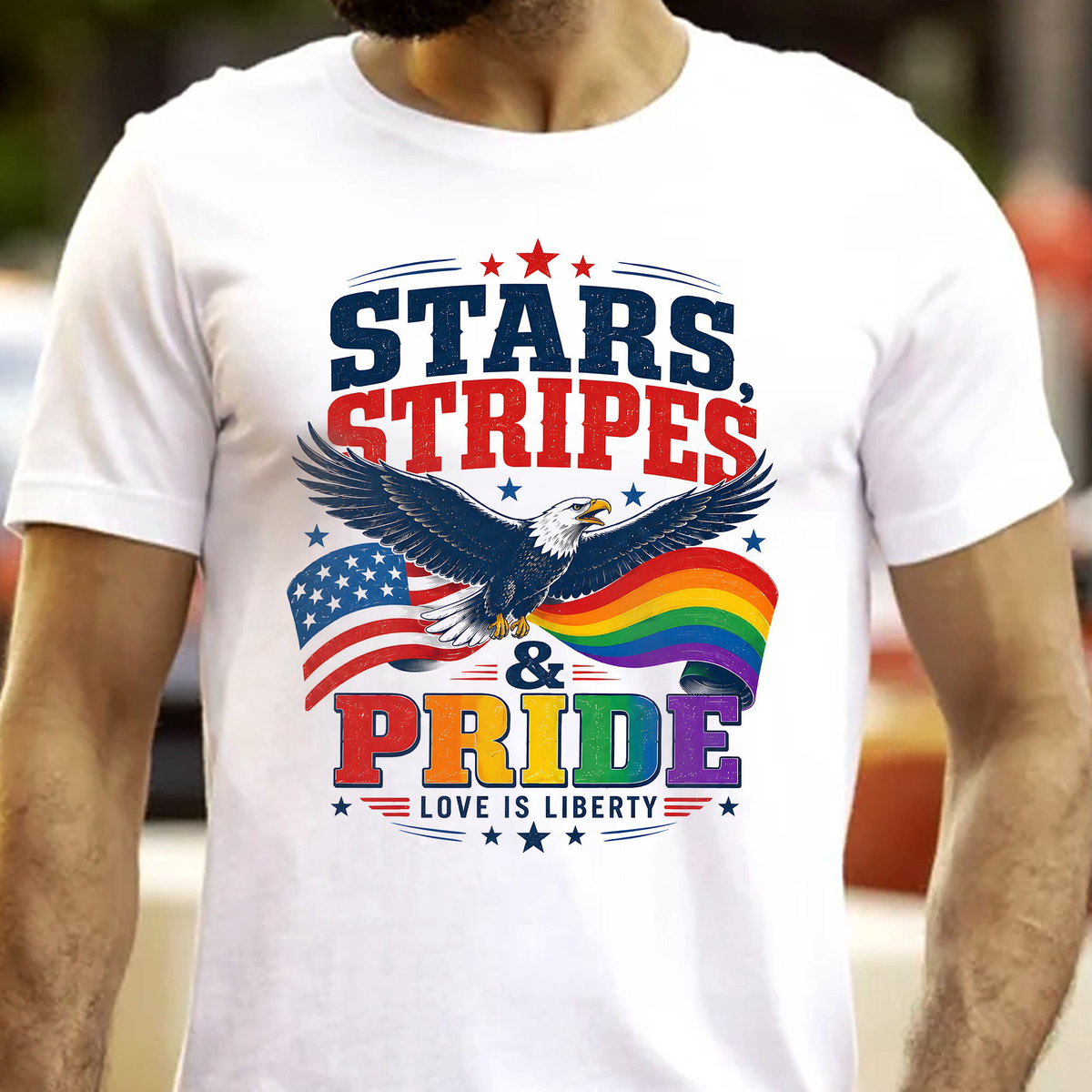 Love Is Liberty Lgbtq+ - Shirt