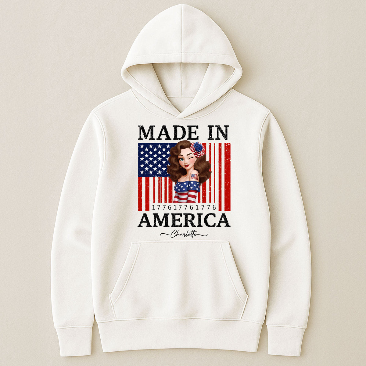 Made In America Patriotic Flag - Personalized Shirt