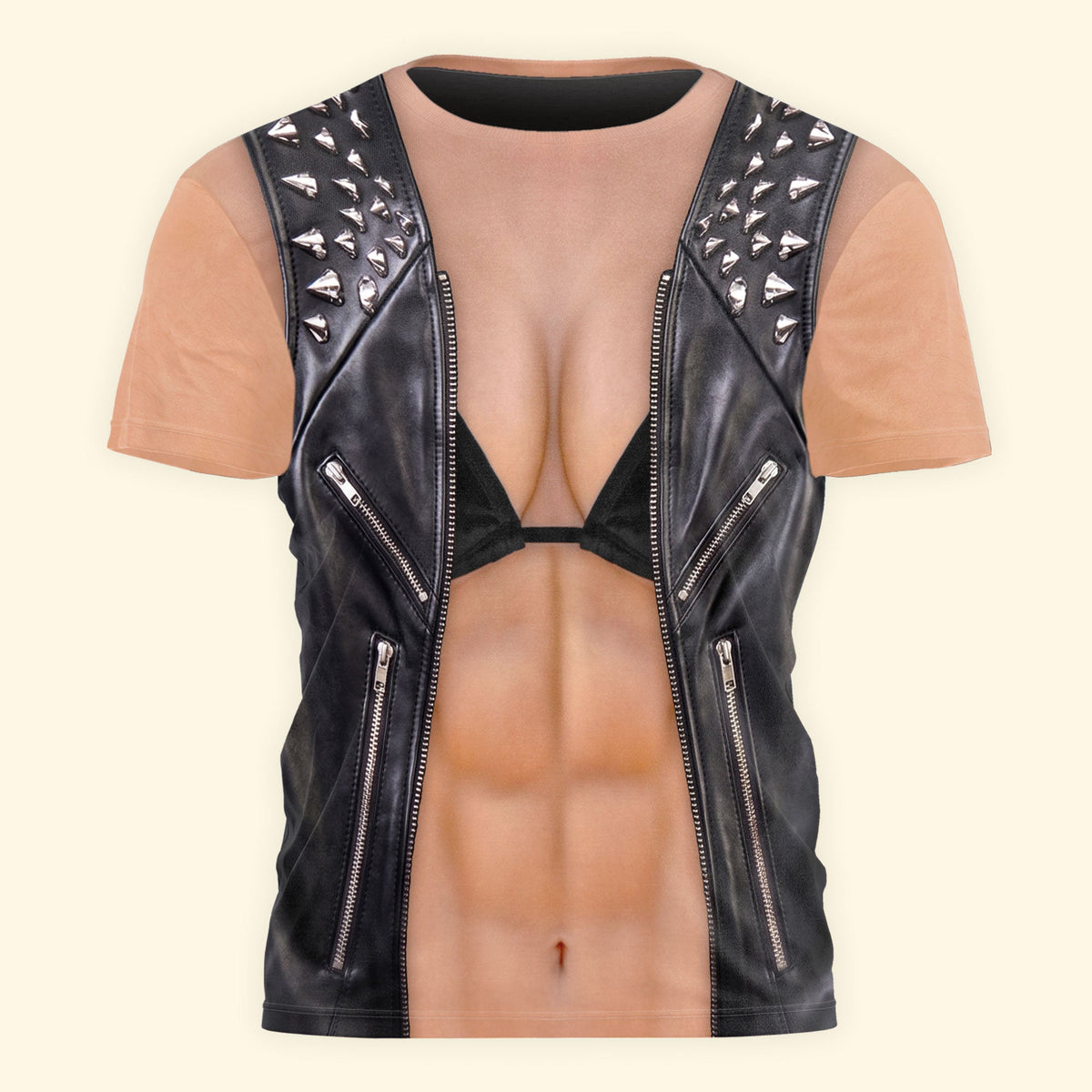 Men & Women 3D Biker Couple, Biker Costume Halloween Costume, Cosplay, Motocycle Lovers - Personalized Shirt