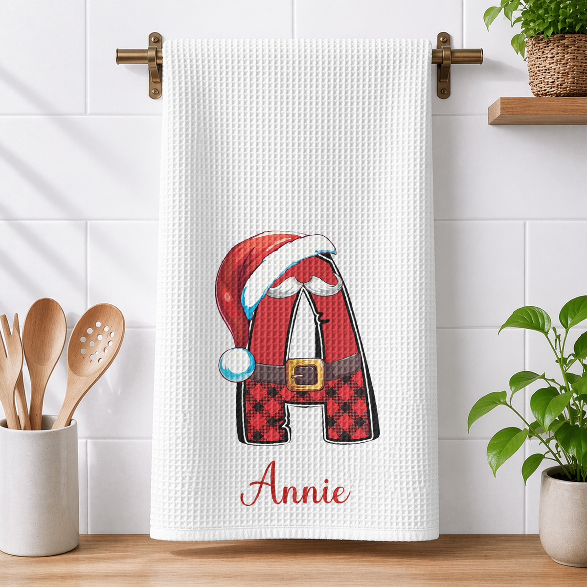 Custom Name For Family, Grandparents - Personalized Kitchen Towel