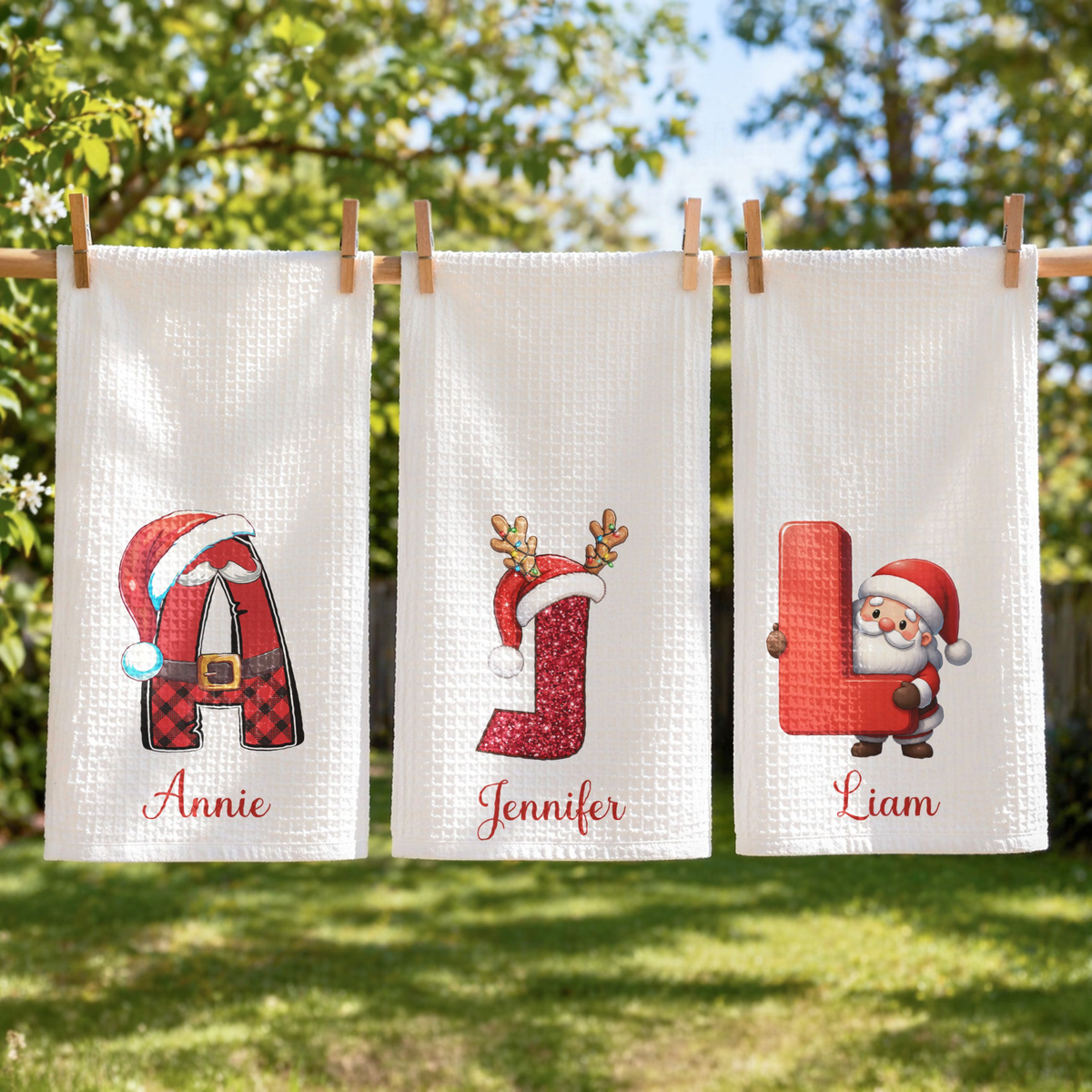 Custom Name For Family, Grandparents - Personalized Kitchen Towel