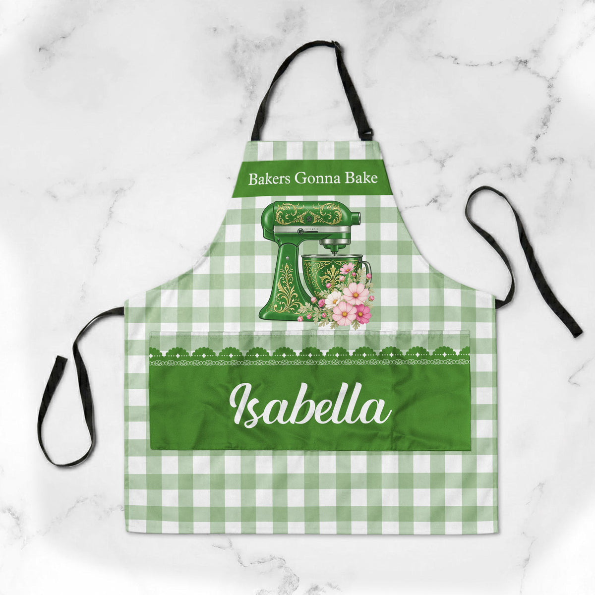 Baked With Love, Gift For Baker, Baking Lover, - Personalized Apron