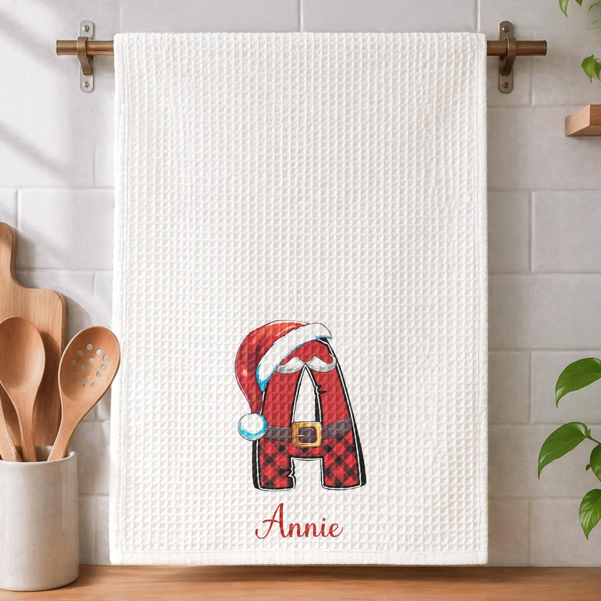Custom Name For Family, Grandparents - Personalized Kitchen Towel