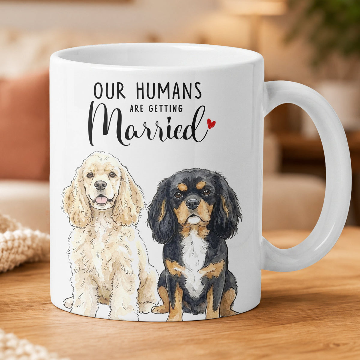 My Humans Are Getting Married Engagement Gifts For Couple Wedding Gifts - Personalized Mug