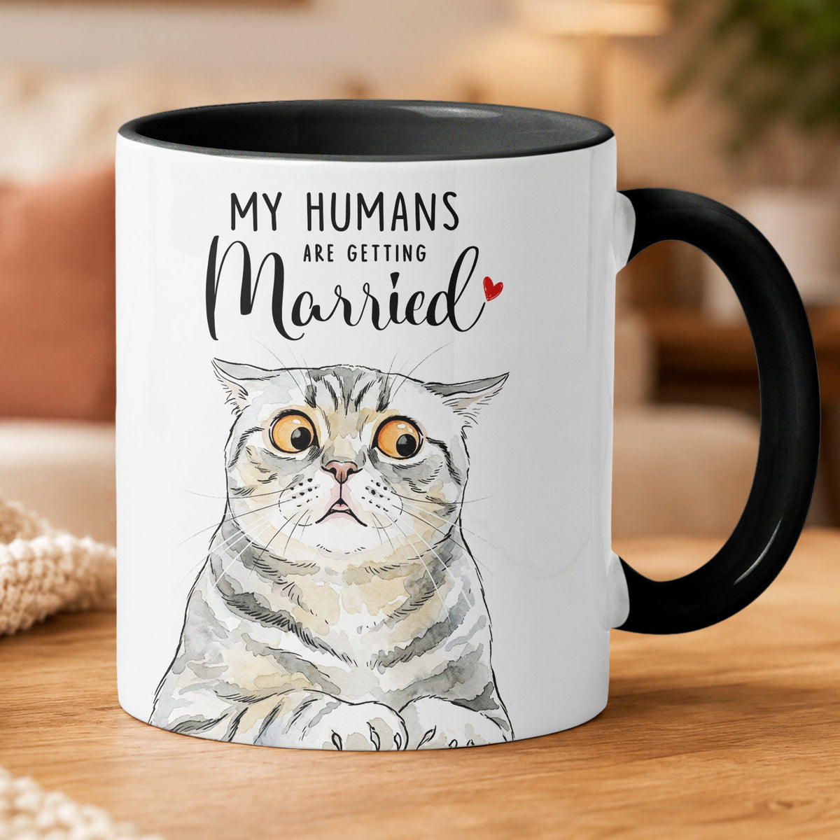 My Humans Are Getting Married Engagement Gifts For Couple Wedding Gifts - Personalized Mug
