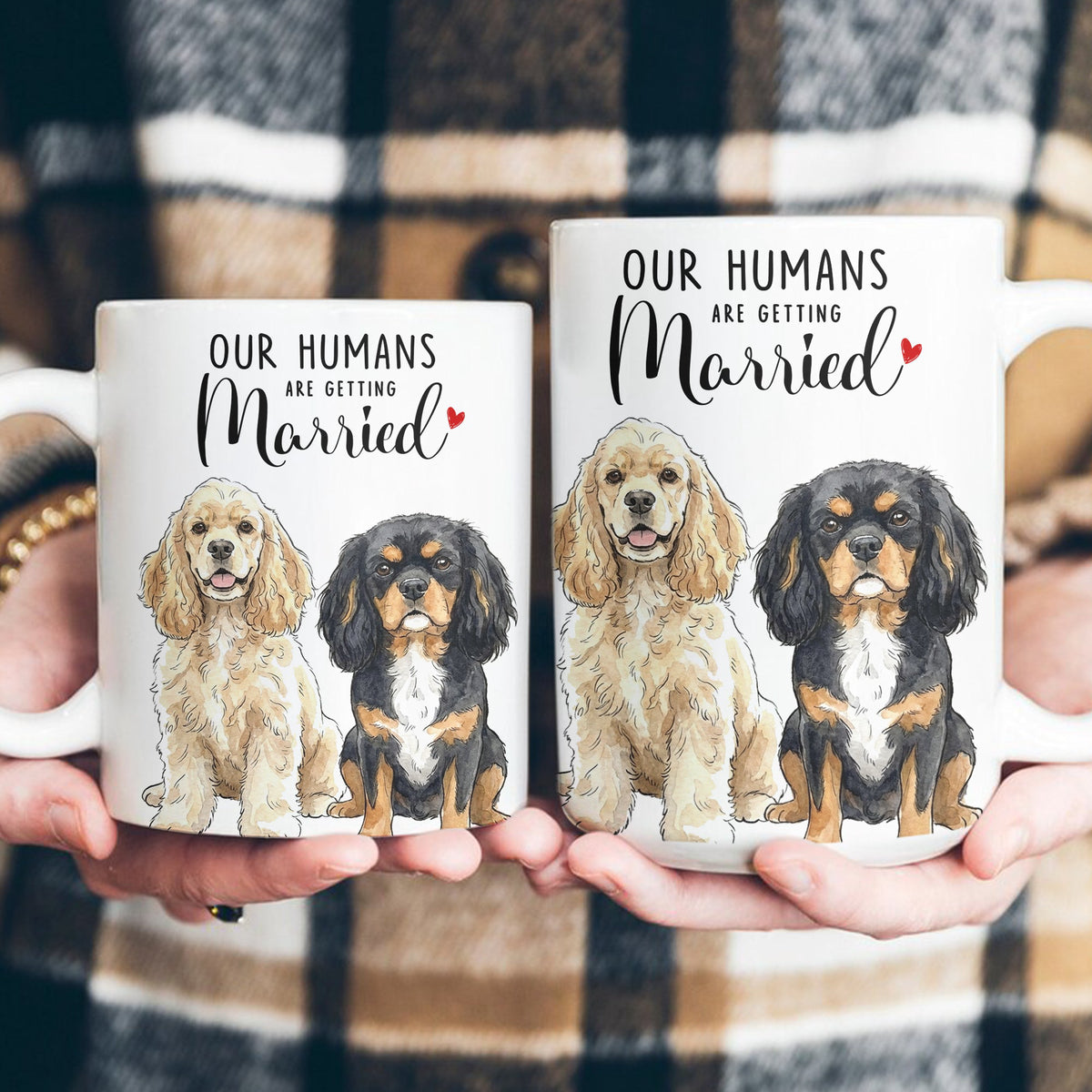 My Humans Are Getting Married Engagement Gifts For Couple Wedding Gifts - Personalized Mug