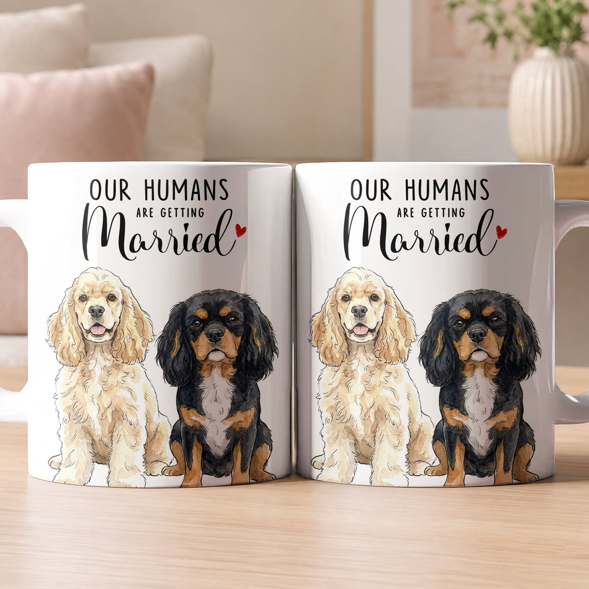 My Humans Are Getting Married Engagement Gifts For Couple Wedding Gifts - Personalized Mug