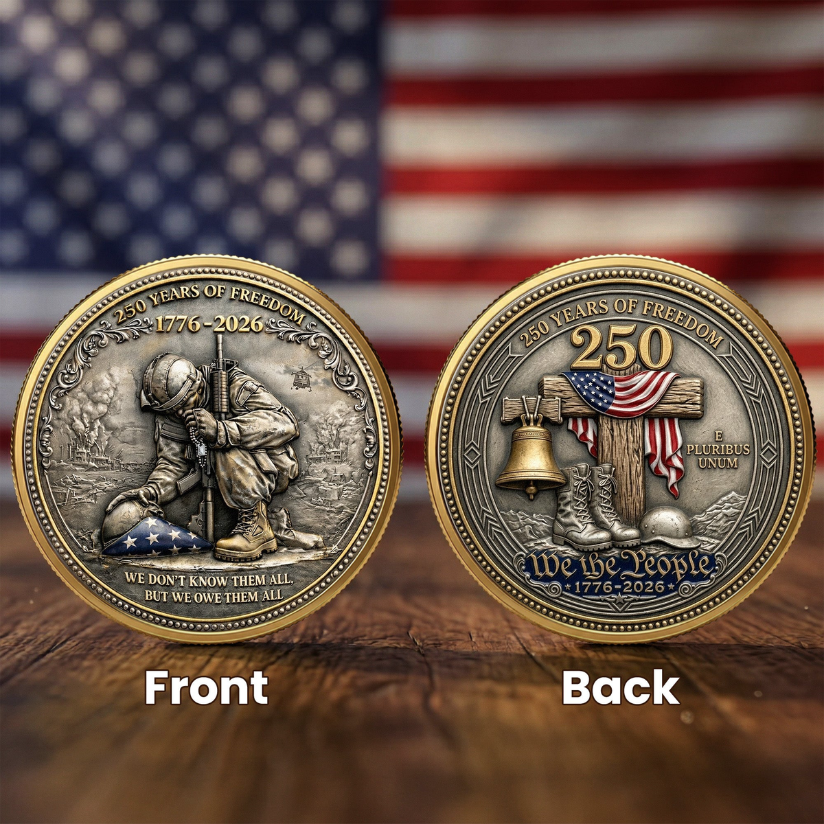 250 Years Veteran We The People - Coin