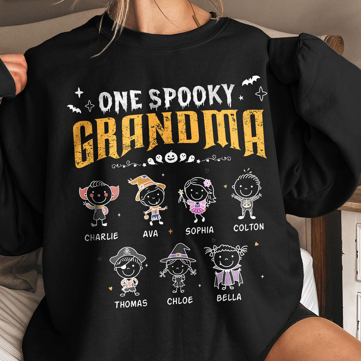 One Spooky Grandma Doodle - Personalized Shirt