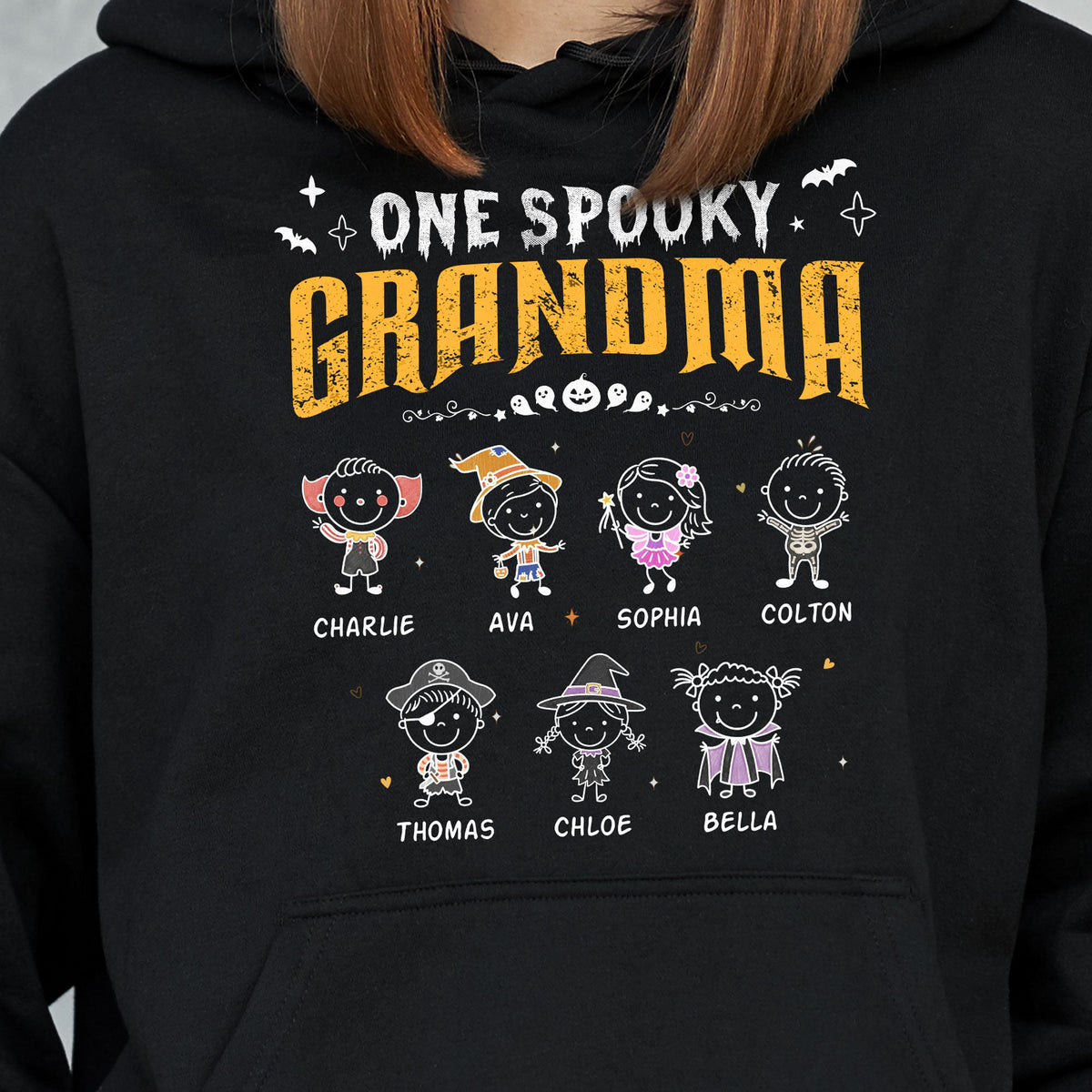 One Spooky Grandma Doodle - Personalized Shirt