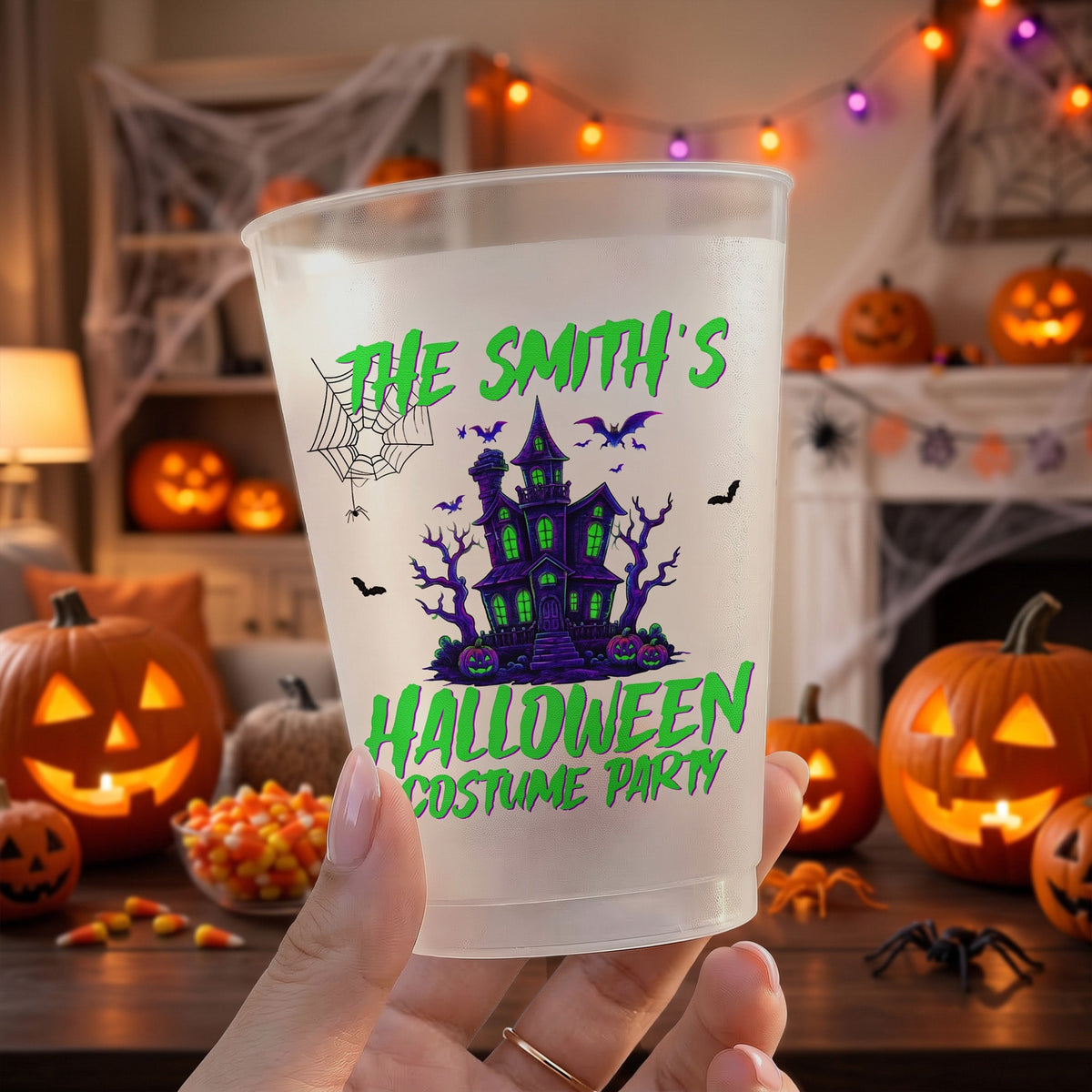 Our Family Halloween Party - Personalized Cups