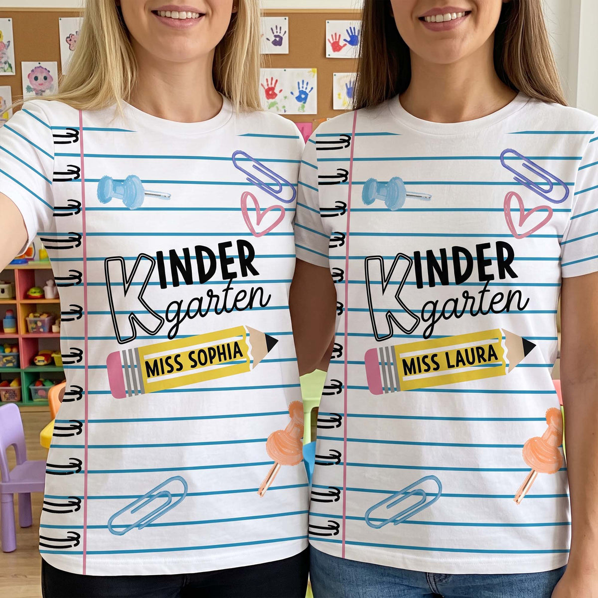Paper Design Teacher - Personalized Shirt