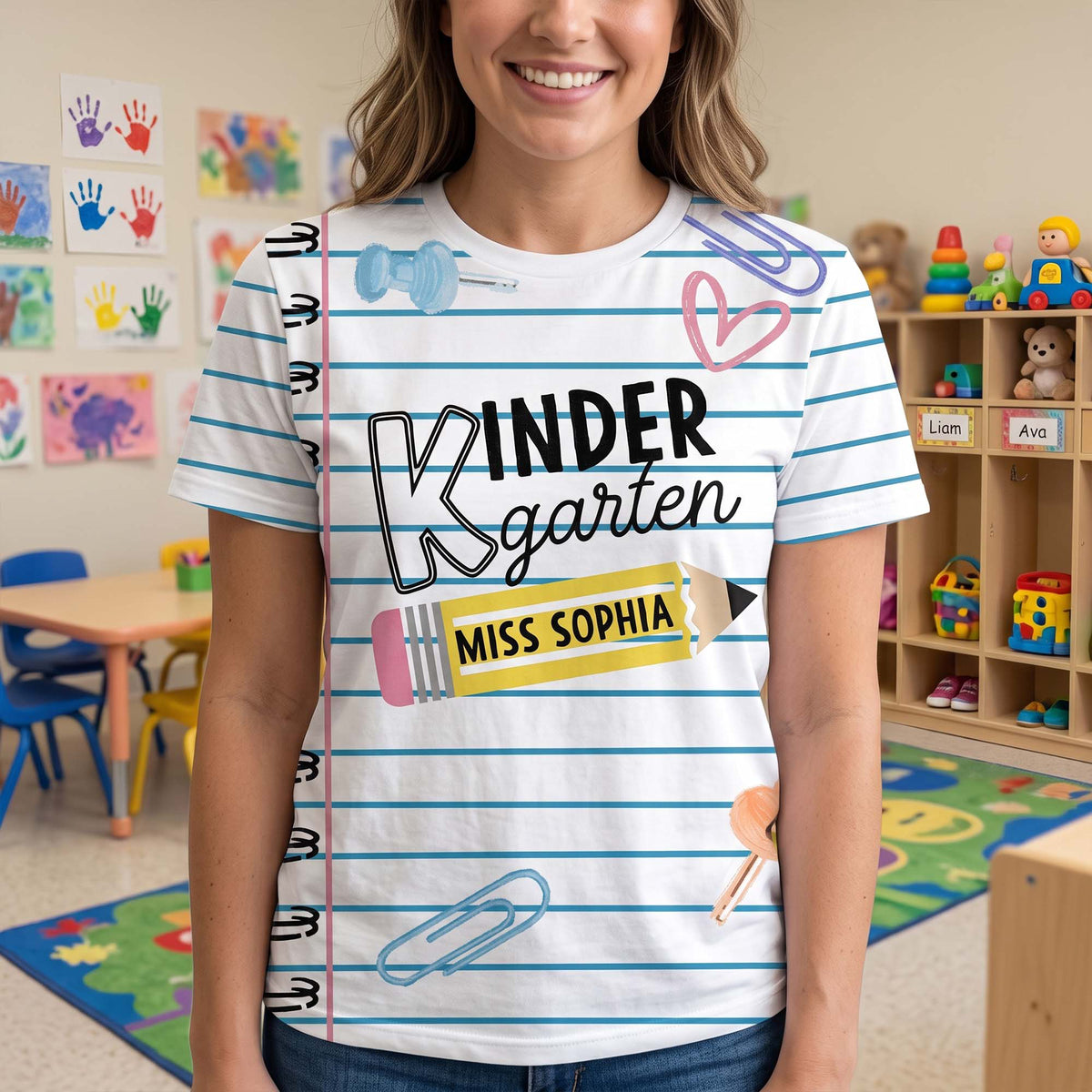 Paper Design Teacher - Personalized Shirt