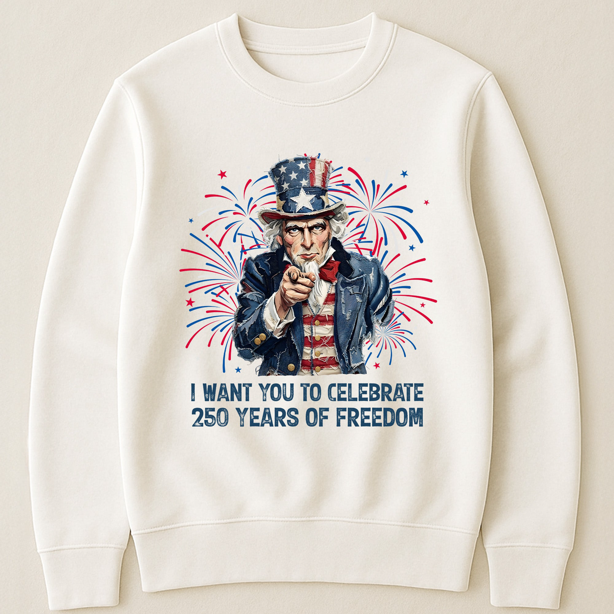 Patchwork Style Usa Uncle Sam Print - Shirt