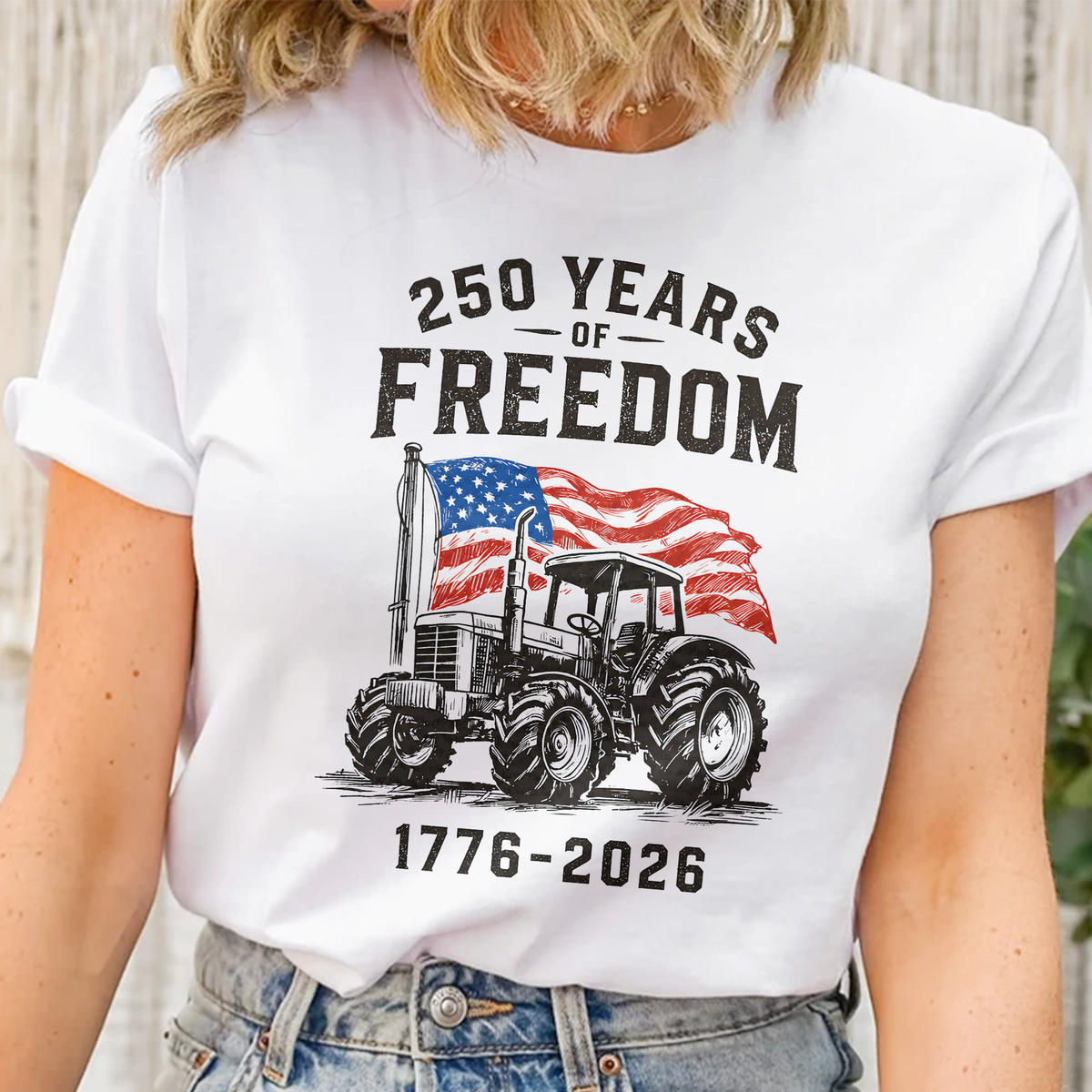 Patriotic Tractor 250 Years - Shirt