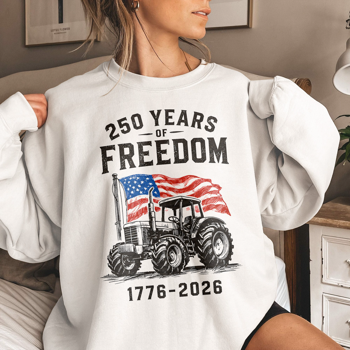 Patriotic Tractor 250 Years - Shirt