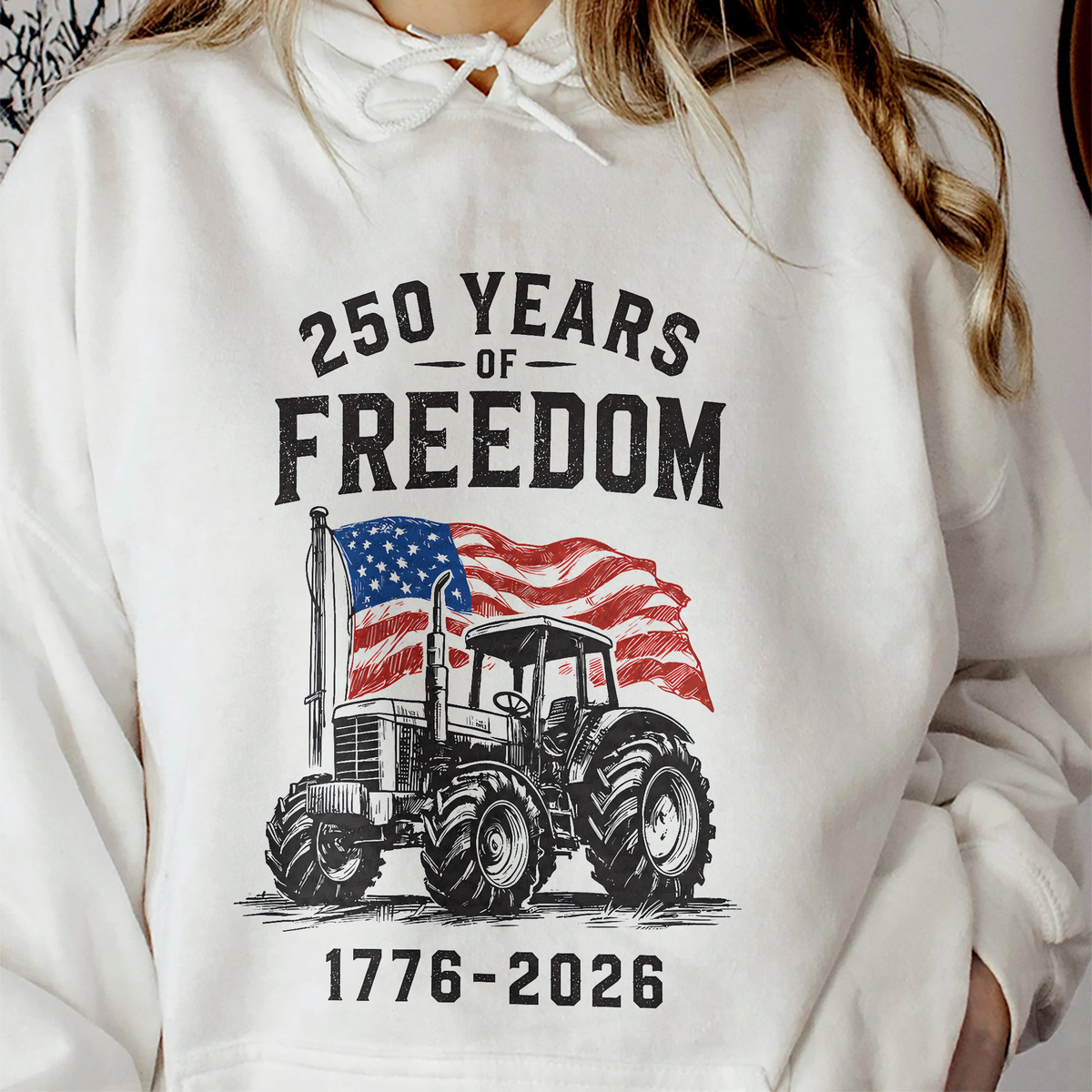 Patriotic Tractor 250 Years - Shirt