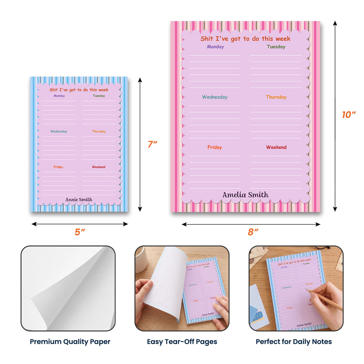 Shit I've Got To Do This Week To Do List - Personalized Notepad