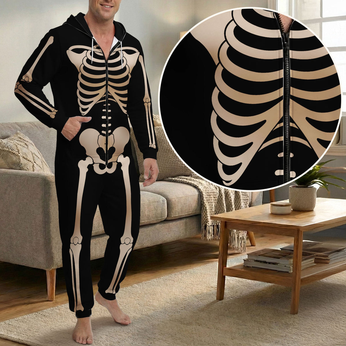 Skeleton Family Funny - Personalized Pajamas