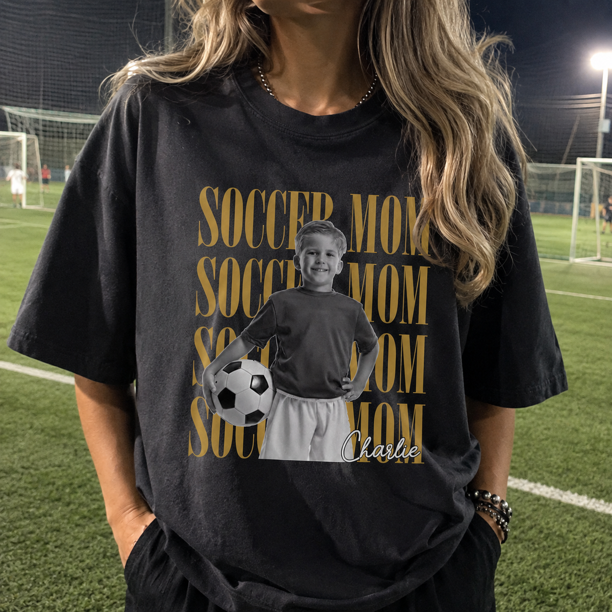 Soccer Mom Custom Photo - Personalized Shirt