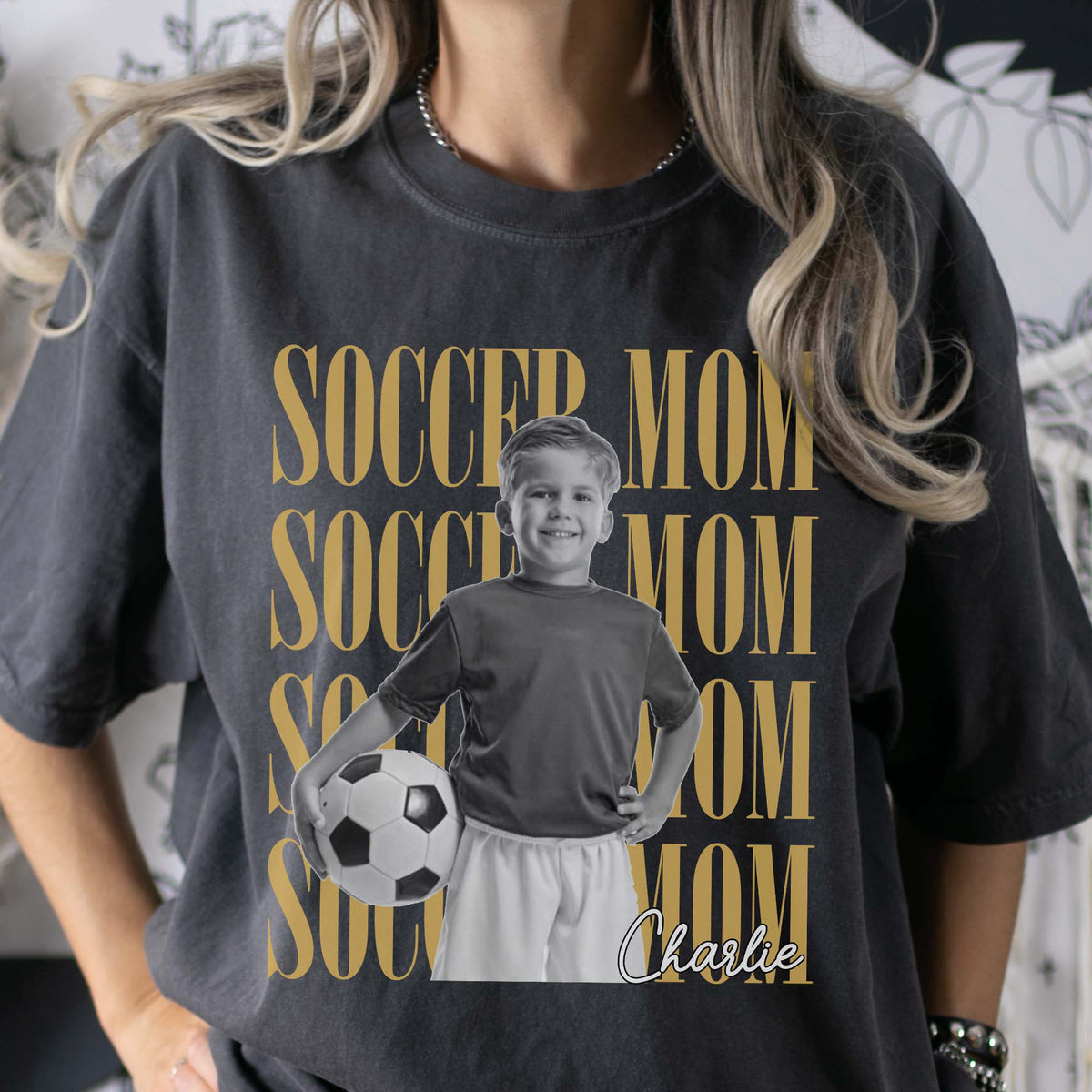 Soccer Mom Custom Photo - Personalized Shirt