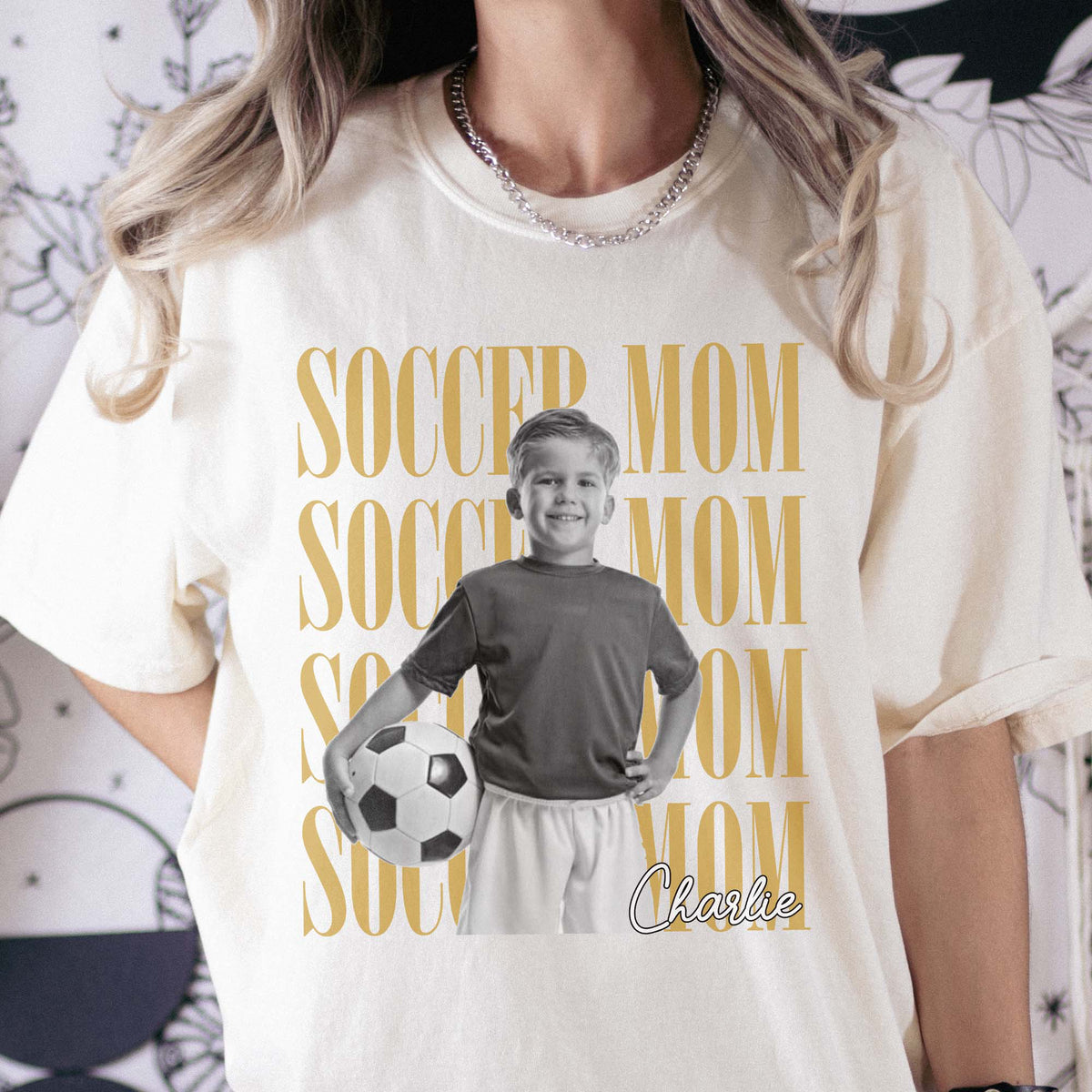 Soccer Mom Custom Photo - Personalized Shirt