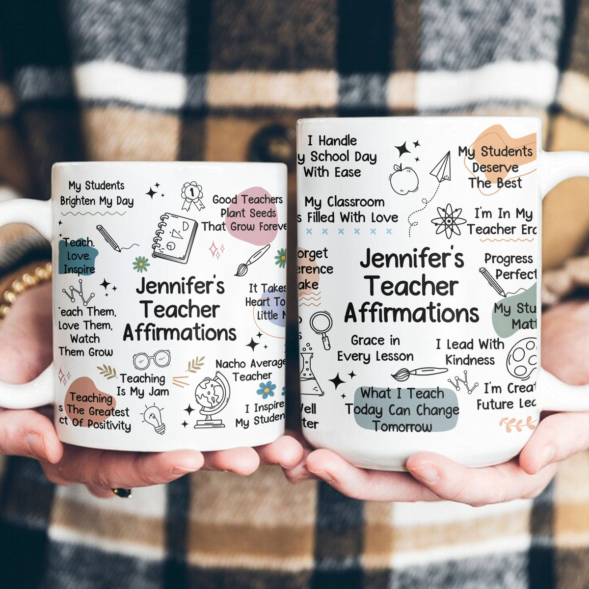 Teacher Affirmation Mug - Gift For Teacher - Personalized Mug