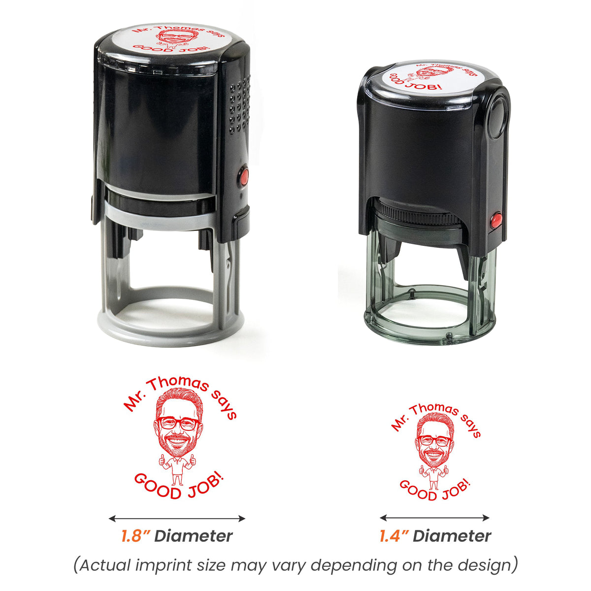 Teacher Face Good Job - Personalized Stamp