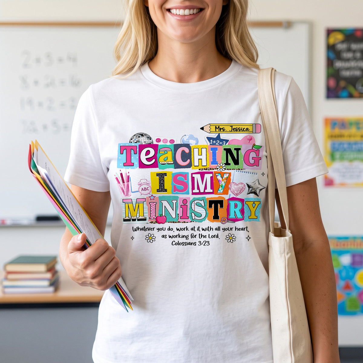 Teaching Is My Ministry - Personalized Shirt