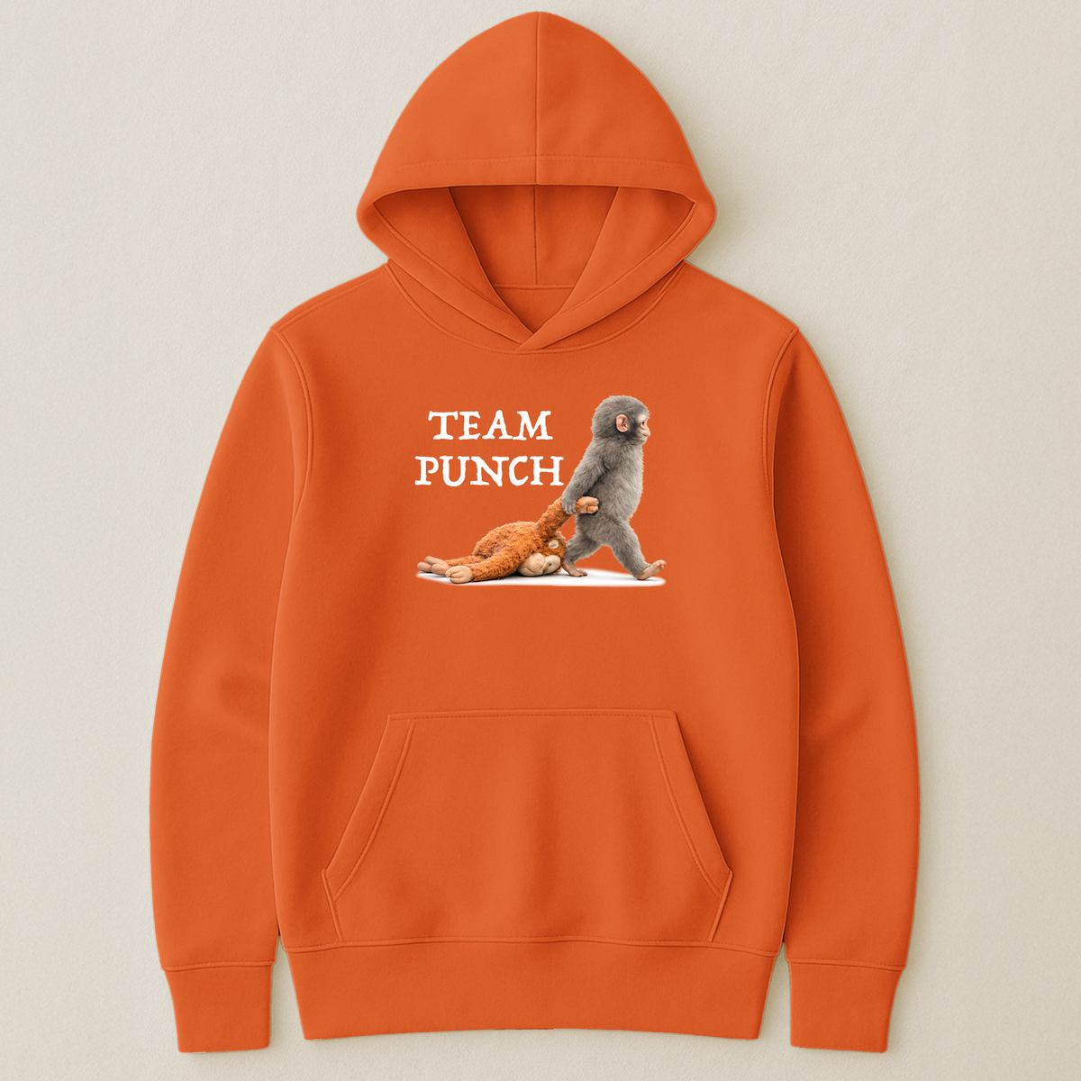 Team Punch Baby Monkey Punch - Support Animal, Peace Lovers - Shirt
