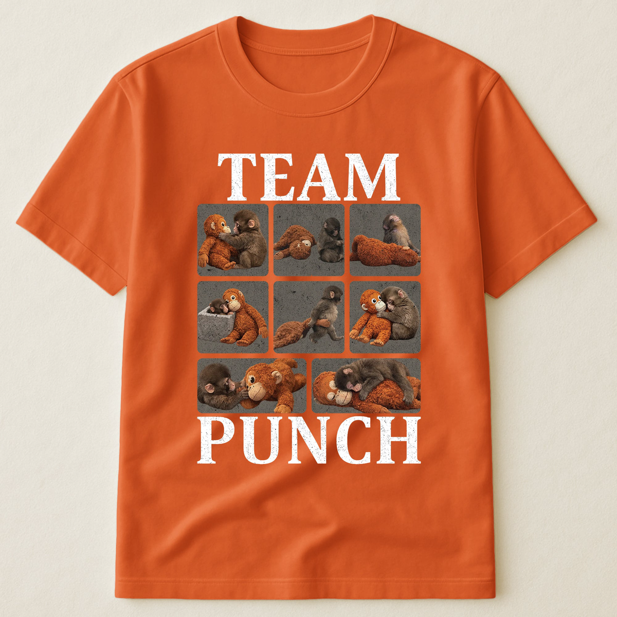 Team Punch - Punch Monkey Lovers, Animal Support, Peace Lovers - Shirt