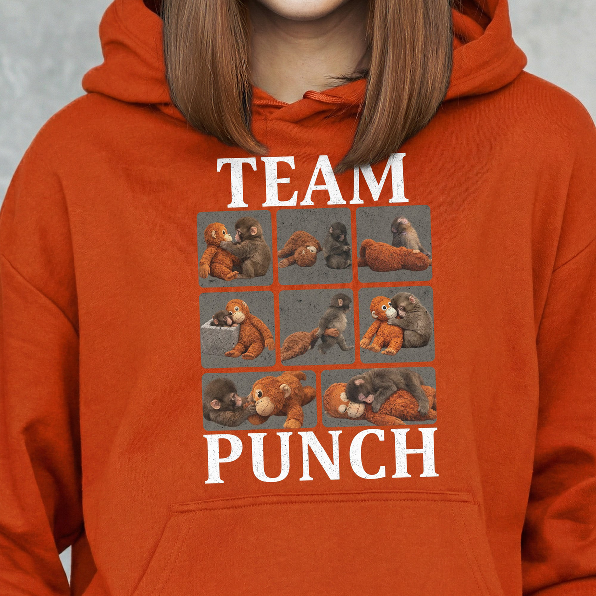 Team Punch - Punch Monkey Lovers, Animal Support, Peace Lovers - Shirt