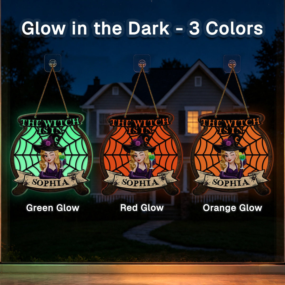 The Witch Is In - Personalized Wood Sign