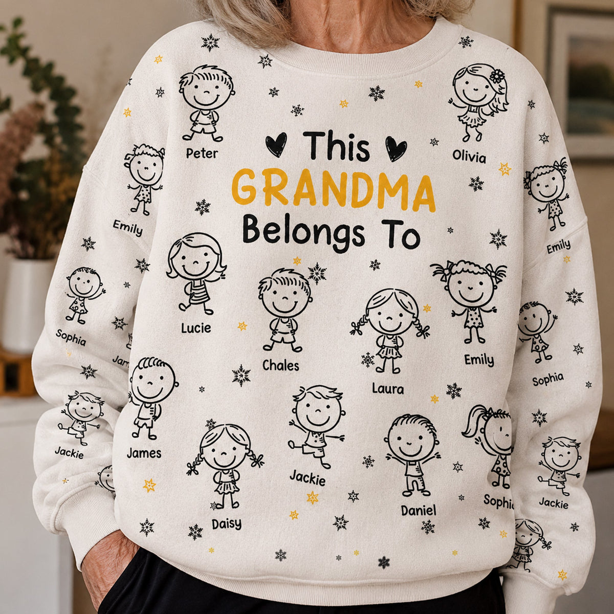 This Grandma Belongs To Doodle Art - Personalized Shirt