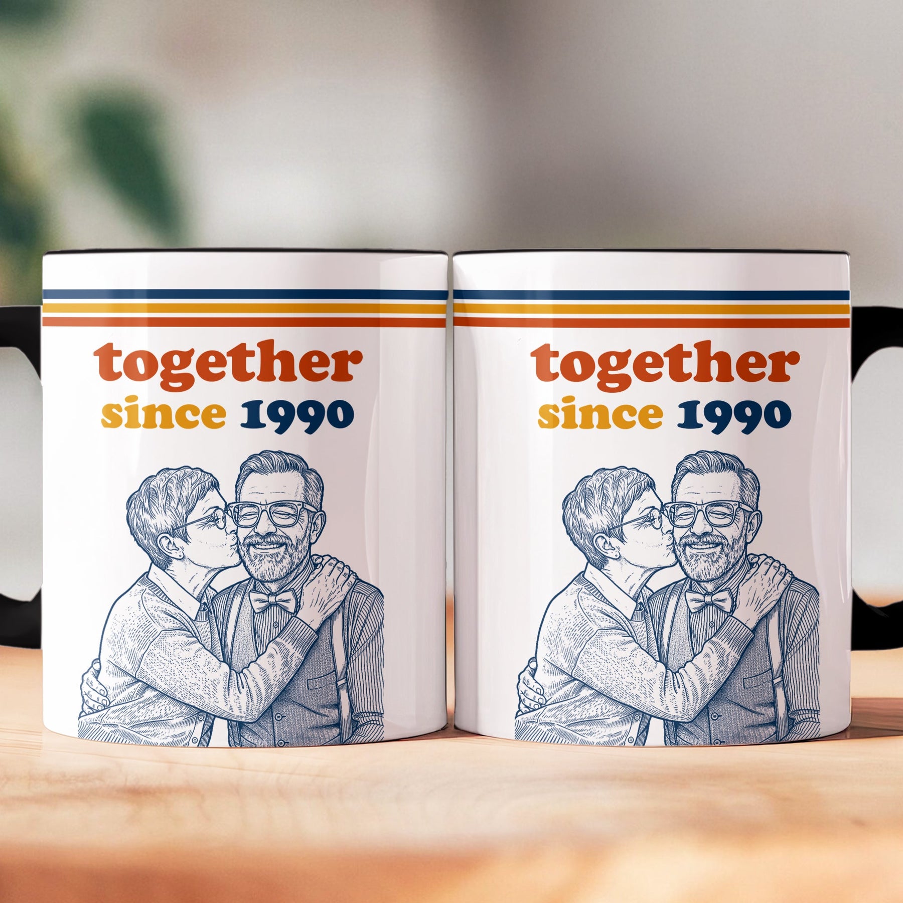 Together-Since-Sketch-Line-Art-Custom-Photo-Couple-Anniversary-Gift-Personalized-Mug-4