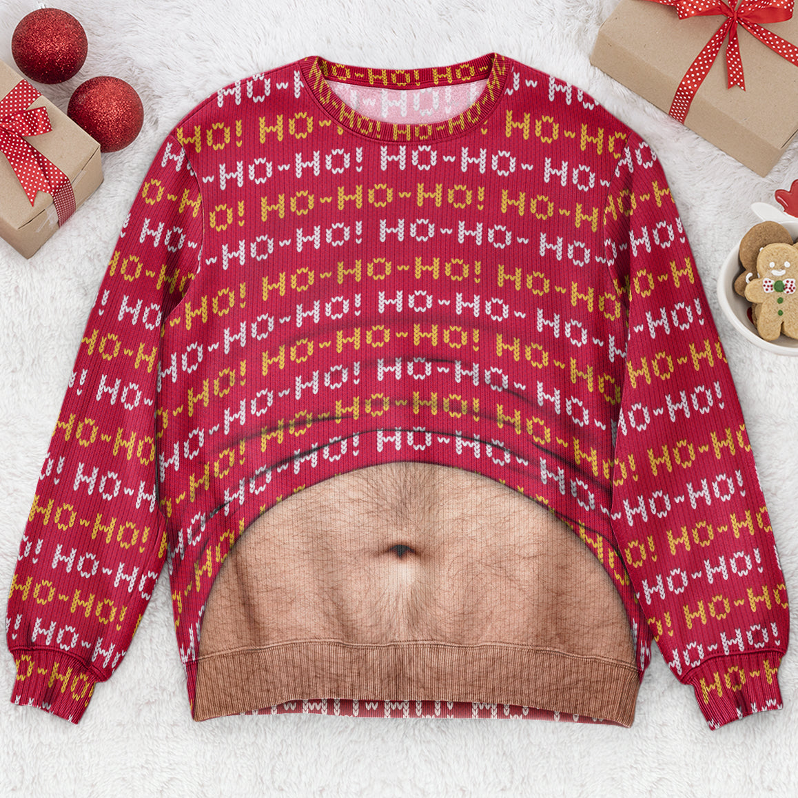 Ugly Sweatshirt For Christmas, Hilarious Novelty Pullover For Him - Personalized Sweater