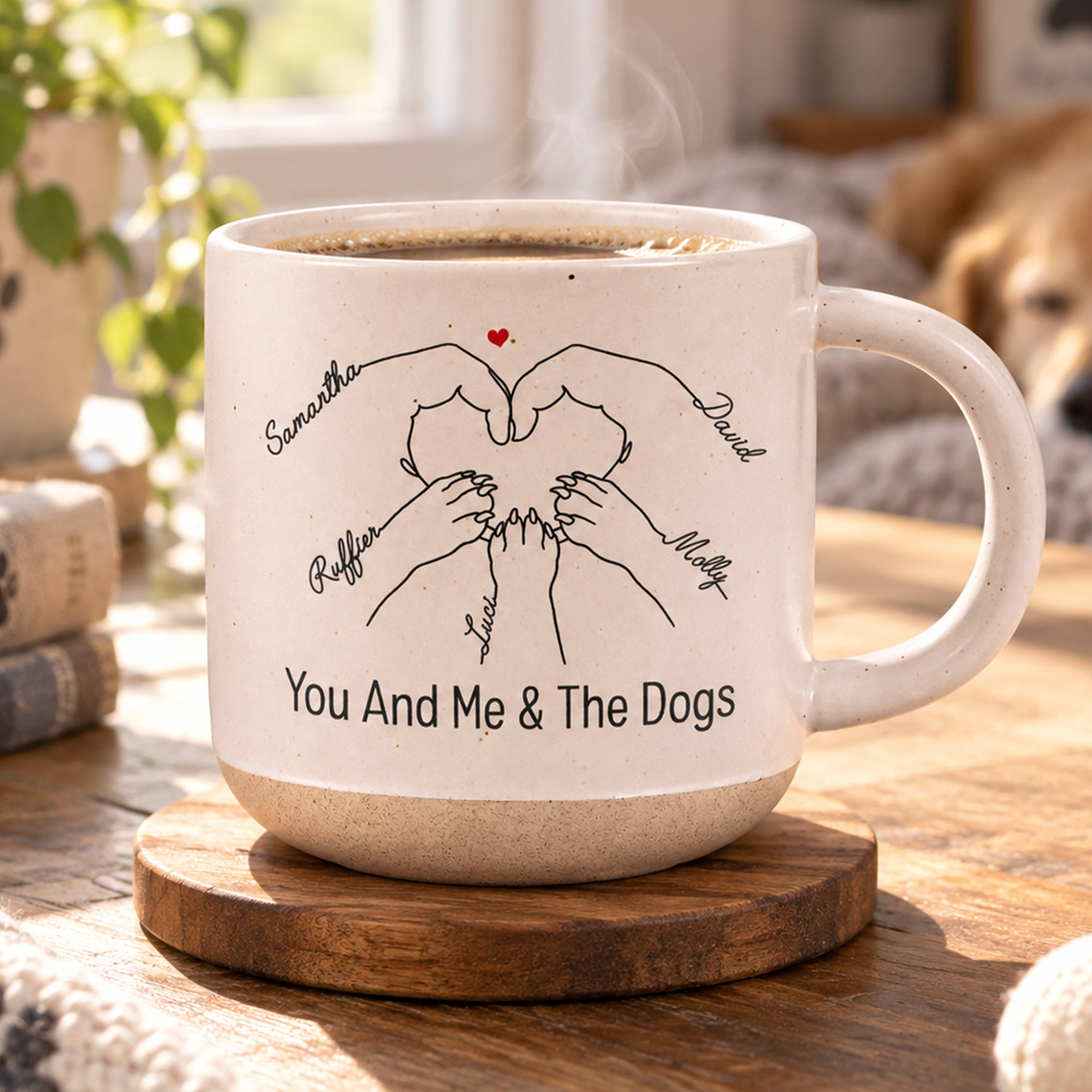 You And Me & The Dogs, Cats, Fur-Babies - Personalized Mug
