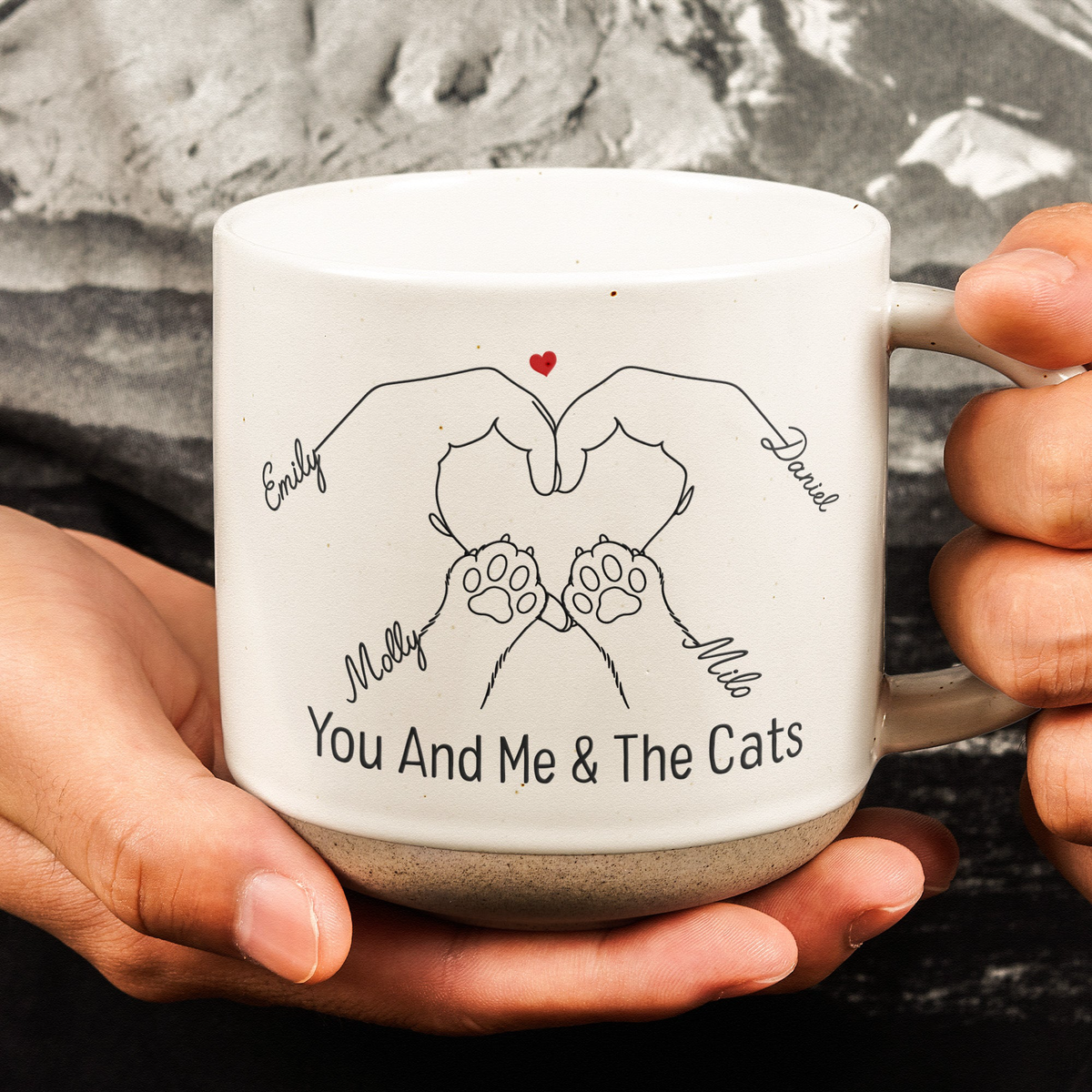 You And Me & The Dogs, Cats, Fur-Babies - Personalized Mug