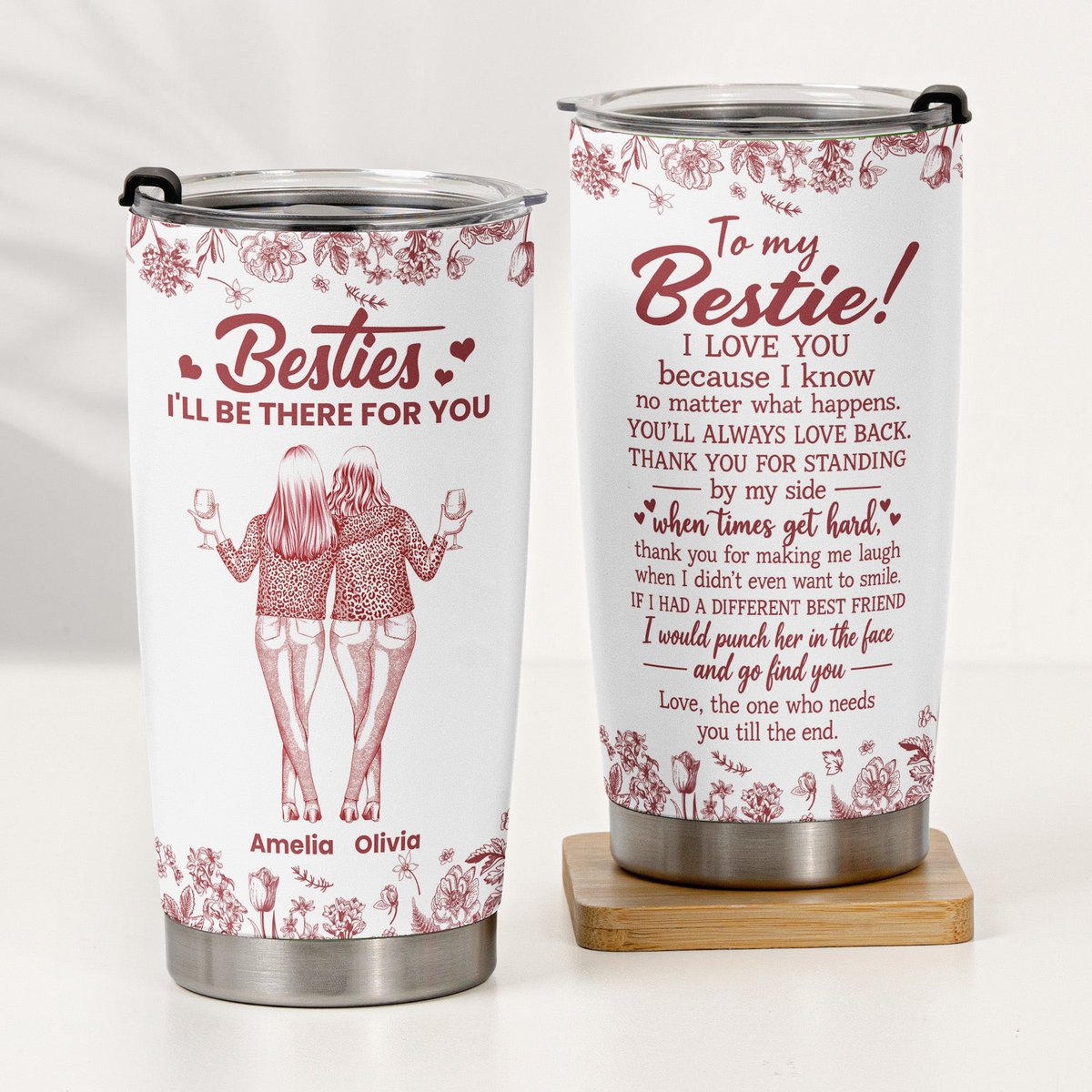 You Are My Person Gifts For Besties Friends Sisters - Personalized Tumbler